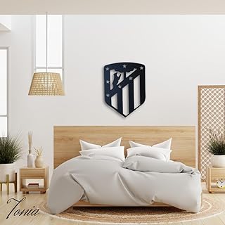 Comprar Tonia Cuadro Atlético de Madrid - Tamaño pequeño: 19x14.2 cm - Negro mate - Disponibles en 5 tamaños