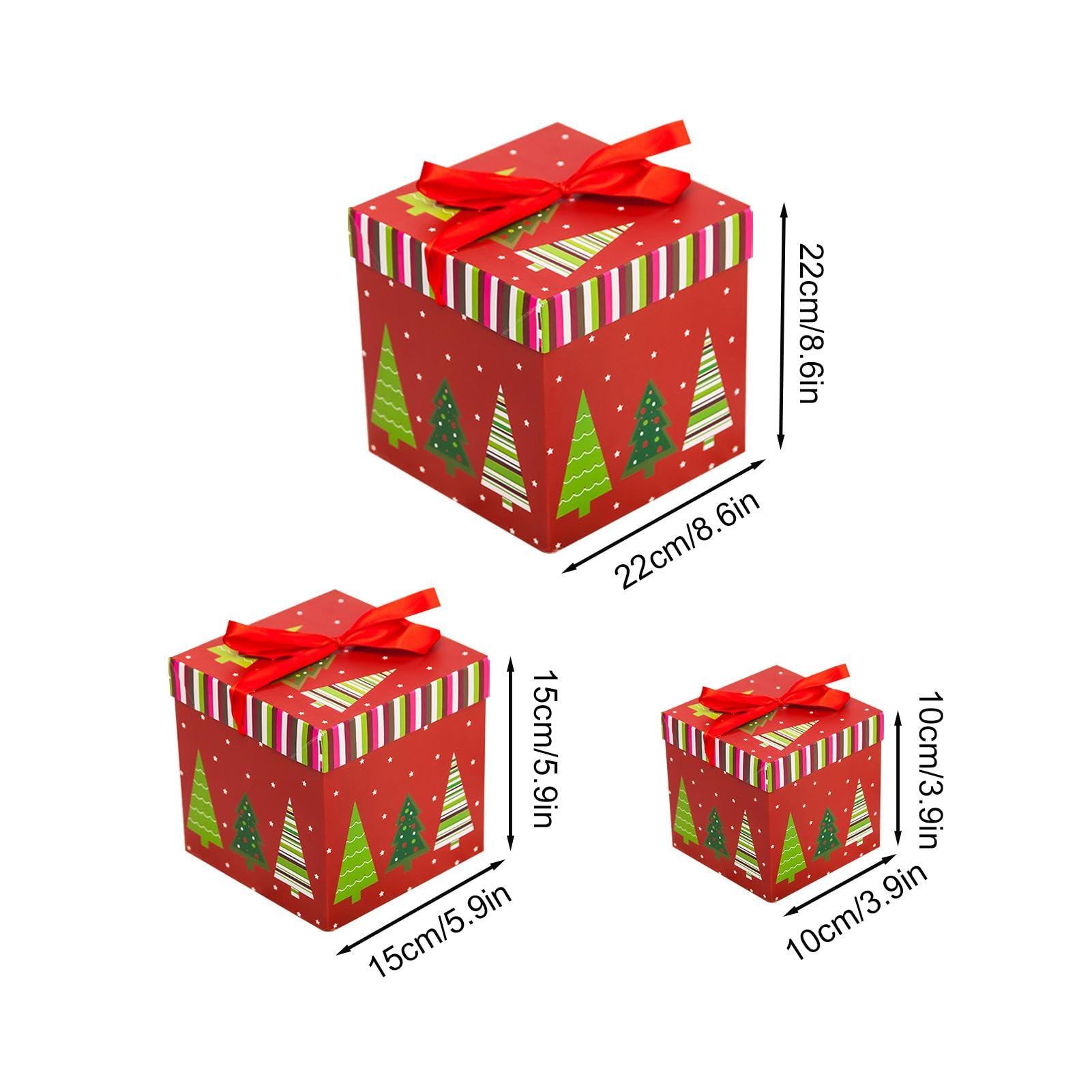 【未使用箱付き】  クリスマスプレート 2023 Amazon.co.jp: クリスマスの入れ子箱、雪だるま積み重ね可能な箱