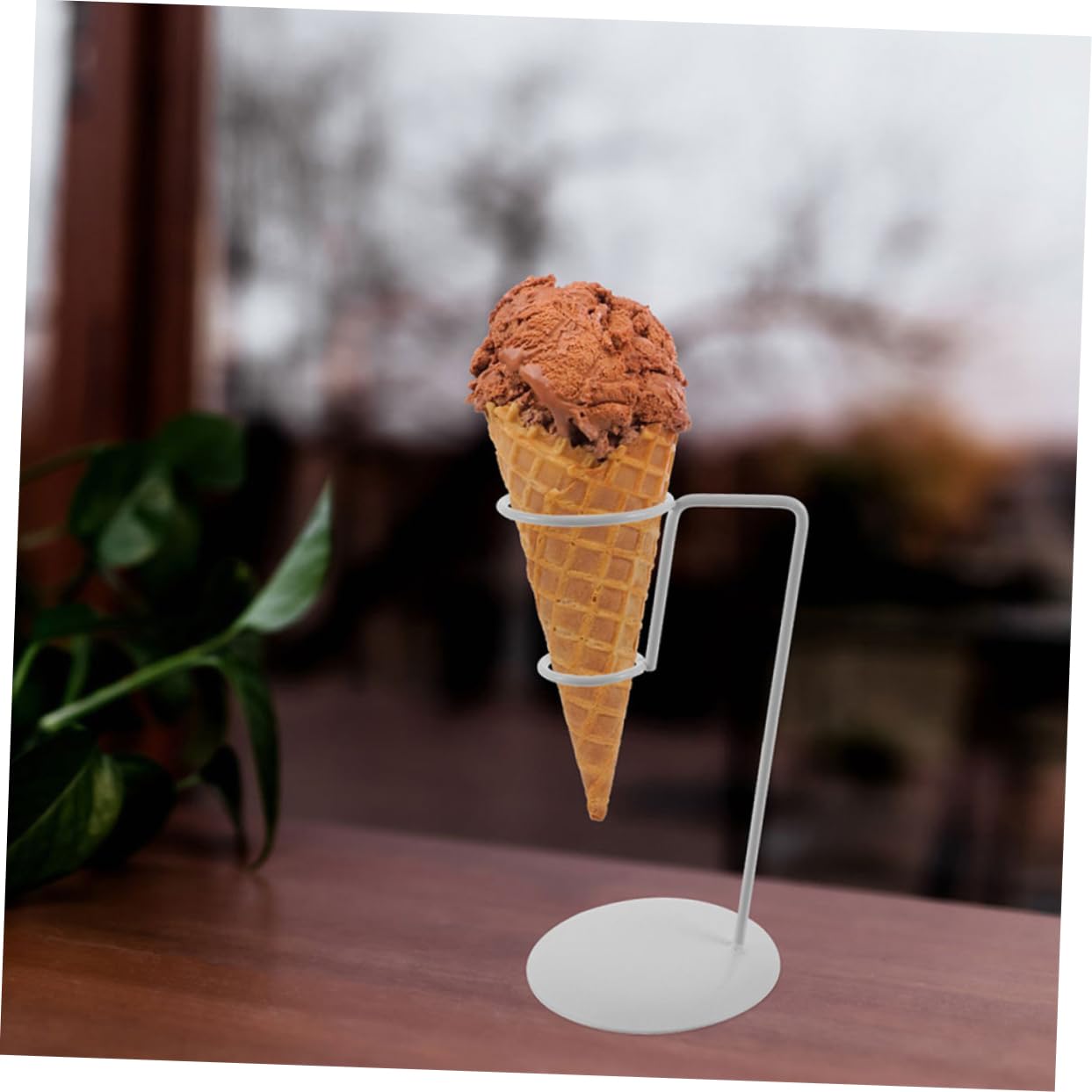 Amazon.co.jp: LALADEFIEE 錬鉄製アイスクリームホルダー コーン