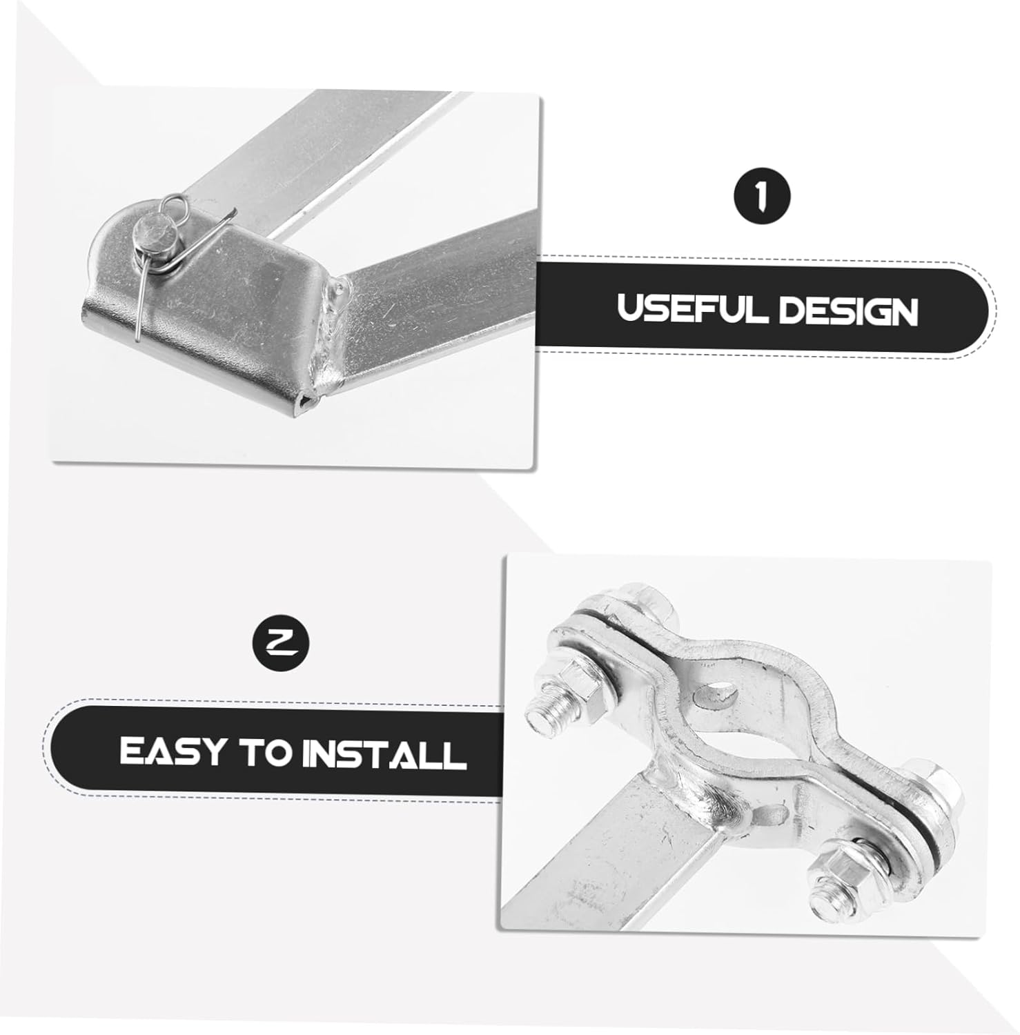 Mikikit 1set Hand Crank Window Opener for Manual Sturdy Bracket for Ventilation and Replacement