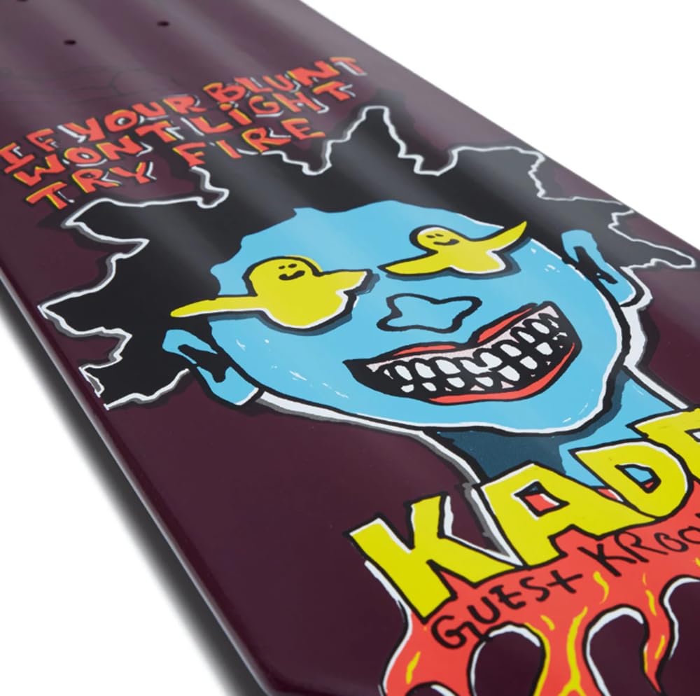 Amazon.com : Krooked Kader Guest Tri-Plane Skateboard Deck