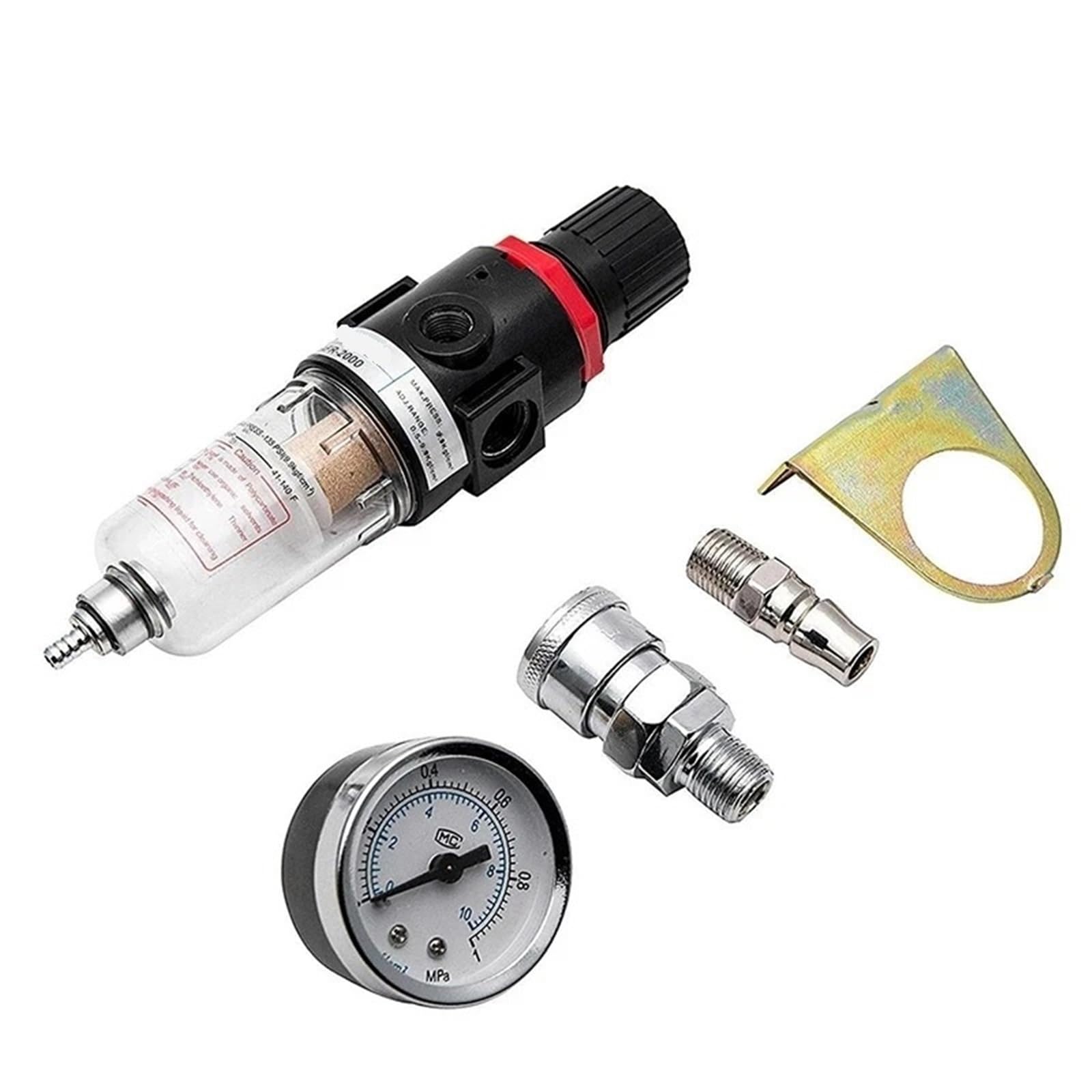 AFR-2000 Pneumatic Filter Regulator Air Treatment Unit Pressure Switches Gauge 1pcs