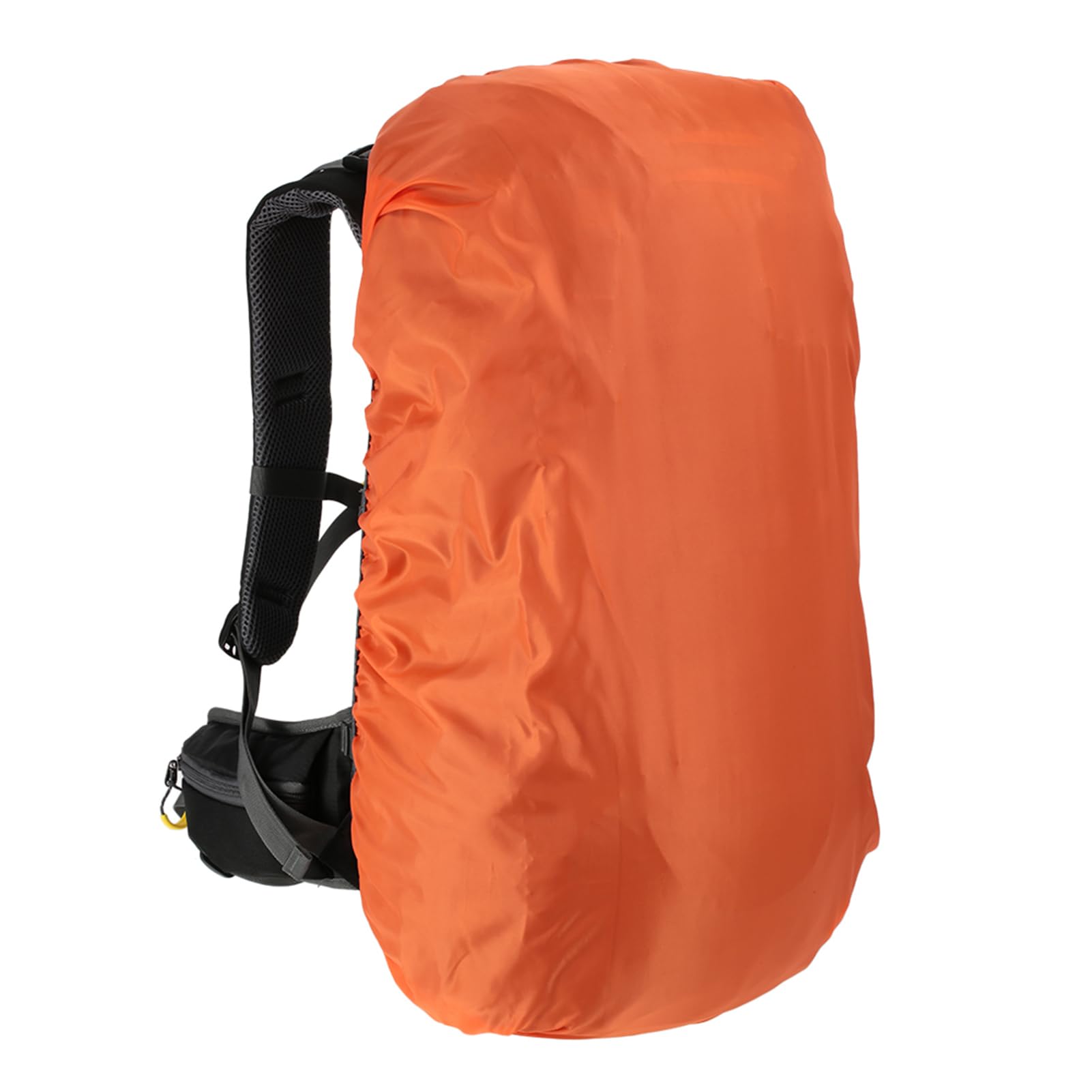 50L Wasserabweisender Kletterrucksack für Camping, mit Regenschutz, Unisex, Schwarz, 60 X 30 X 20 Cm