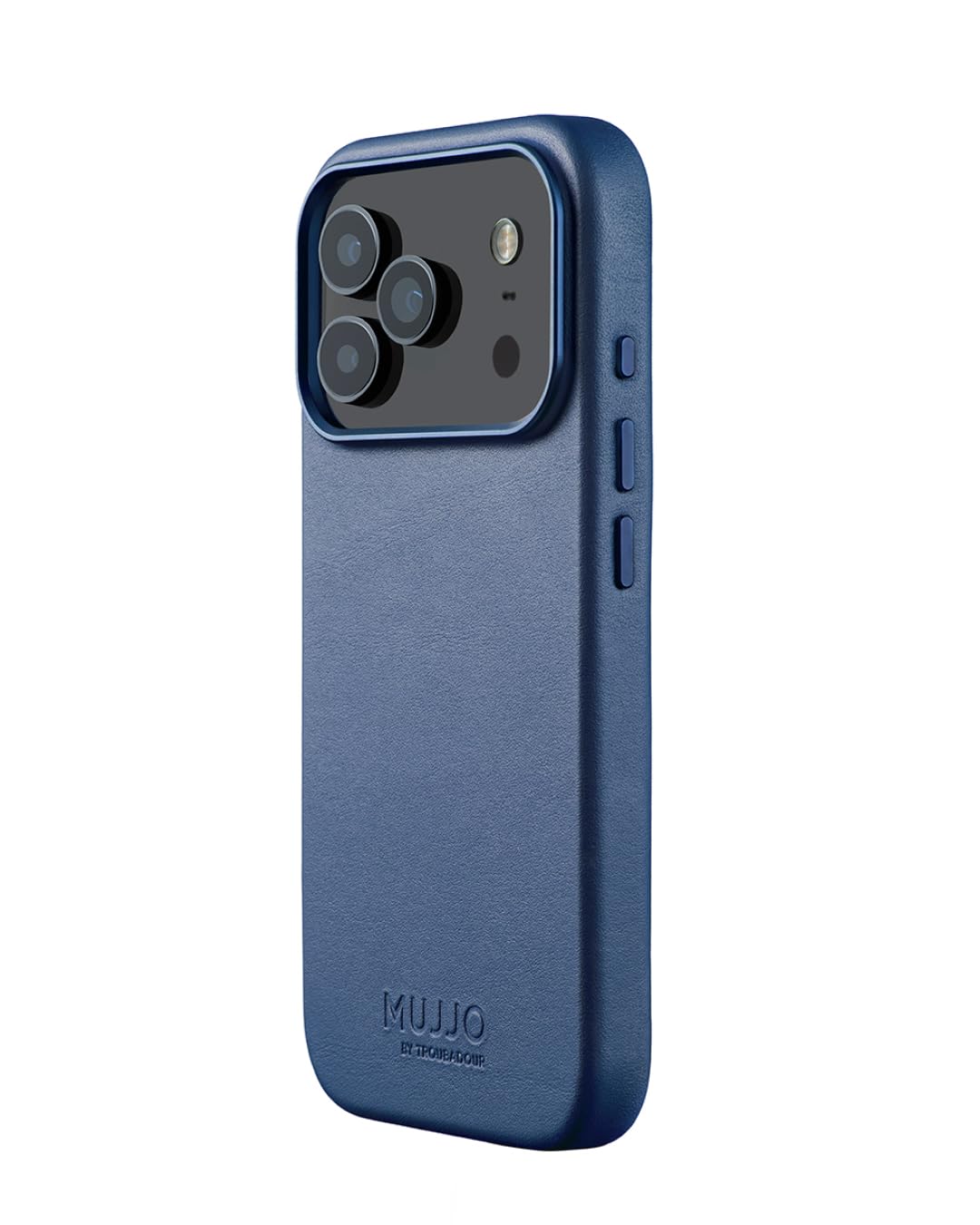 iPhoneアクセサリー A SCENE PVC leather case 17pro Mujjo iPhone 17 Pro Leather Case - Monaco Blue : Amazon.ca