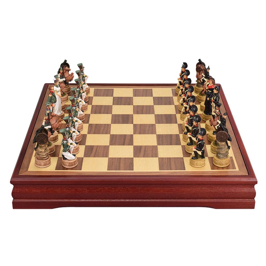 Jeu d'échecs international MU grand plateau de jeu en bois de voyage