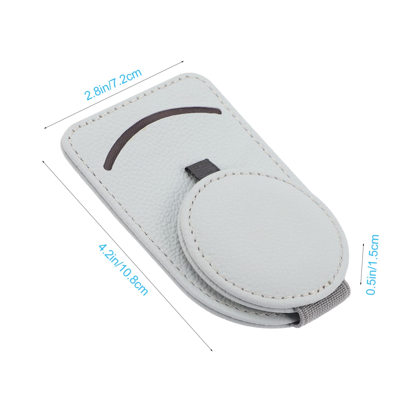iplusmile 2pezzi Porta Occhiali Da Sole Per Auto Supporto Per Visiera Clip Per Occhiali e Carte Organizzatore Pratico e Multifunzionale Facile Da Installare