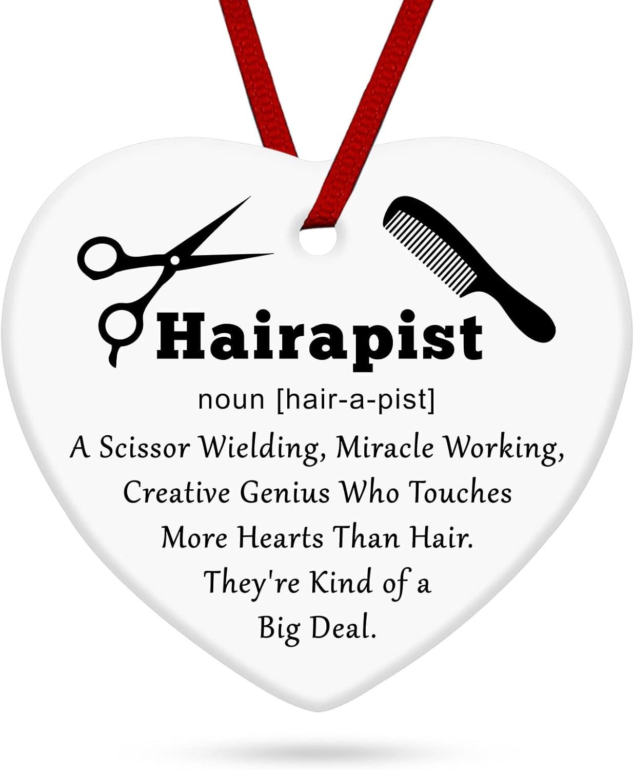 Hairdresser Gifts for Women Hairdresser Ceramic Christmas