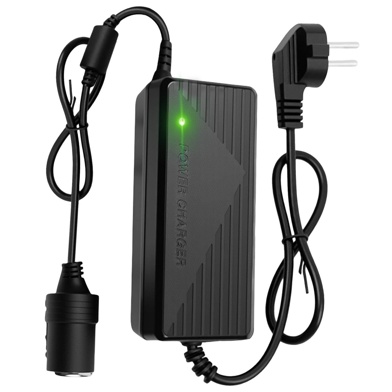 180 W 15 A adapter sieciowy do samochodu, przetwornica napięcia 220 V na 12 V, AC na DC, adapter do gniazda zapalniczki samochodowej, adapter do pompowania opon, lodówki, odkurzacza samochodowego