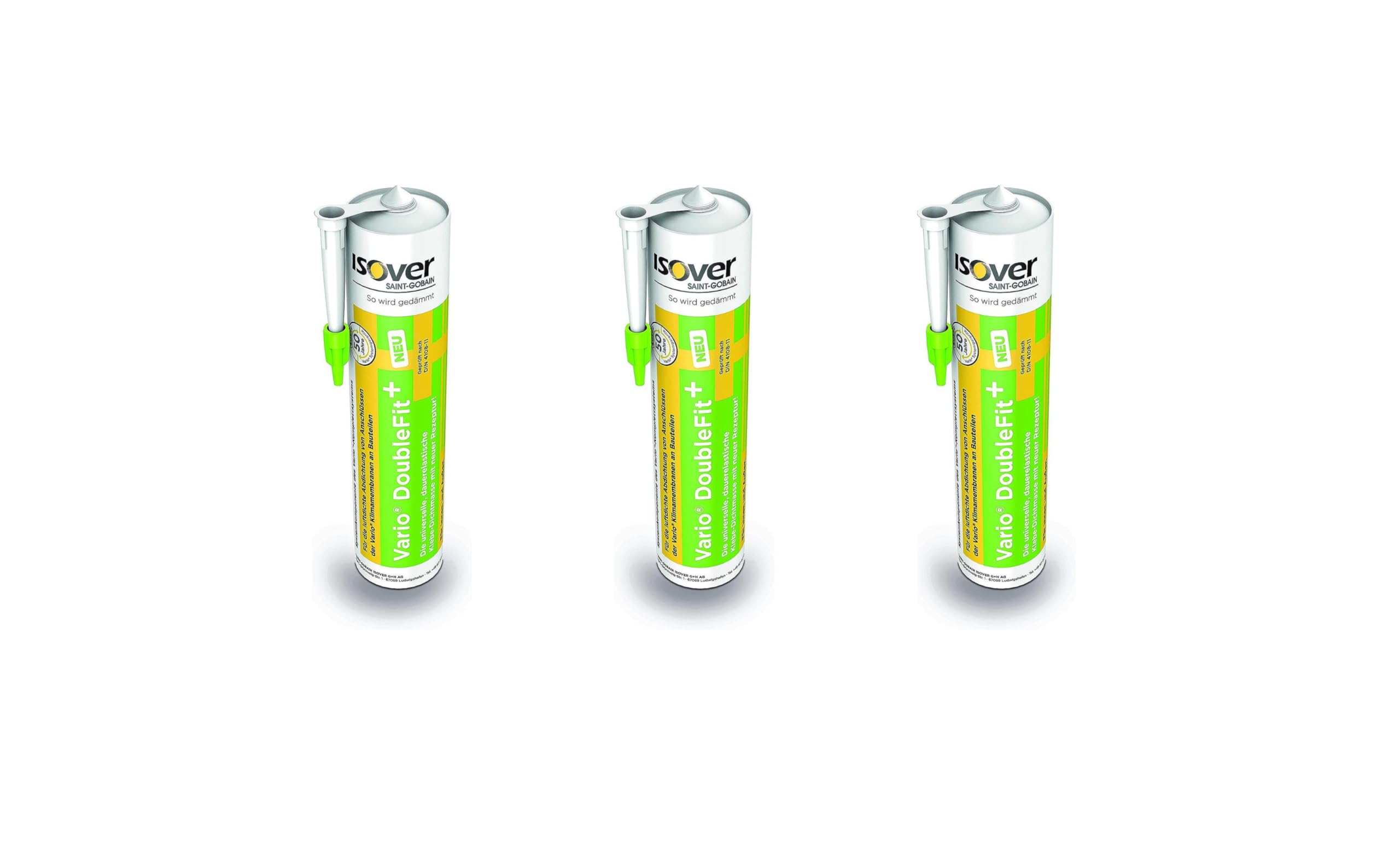 Sparpaket Isover Vario DoubleFit + pastöse Klebe-Dichtmasse für innen und außen in der Kartusche 3 x 310ml