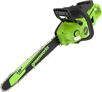 Greenworks 40V 18 Brushless Cordless Chainsaw (Great For Tree Felling, Limbing, Pruning, and Firewood / 75+ Compatible Tools), Tool Only