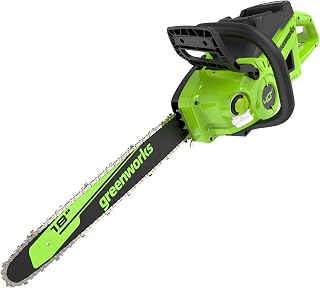 40V 18" Brushless Cordless Chainsaw (Great for Tree Felling, Limbing, Pruning, and Firewood / 60+ Compatible Tools), Tool Only