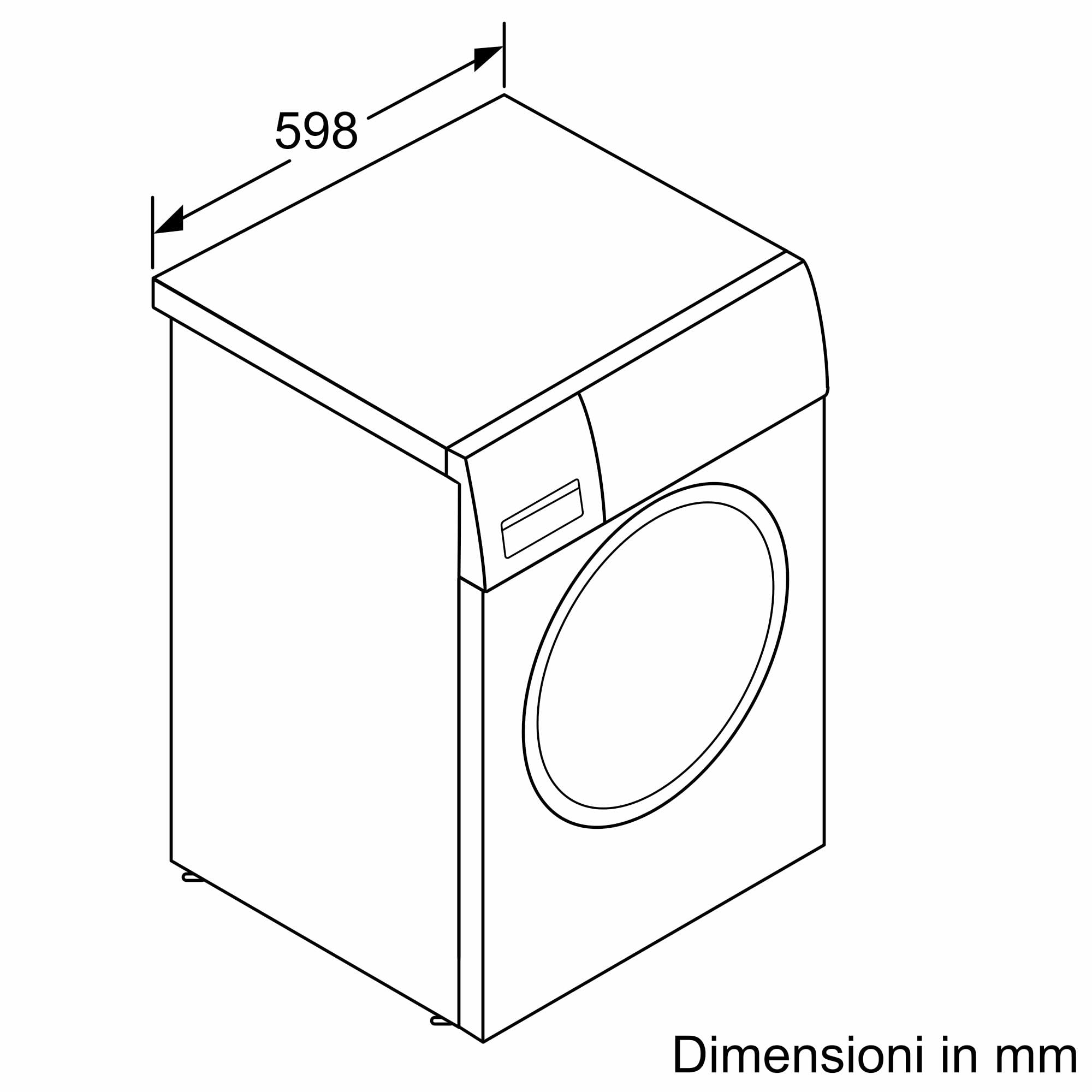 Bosch Elettrodomestici WGE03200IT Serie 2 - Lavadora de carga frontal, capacidad 8 kg, 1200 rpm, Hygiene Plus: lavado higiénico incluso a 40 °C, blanco, 60 cm