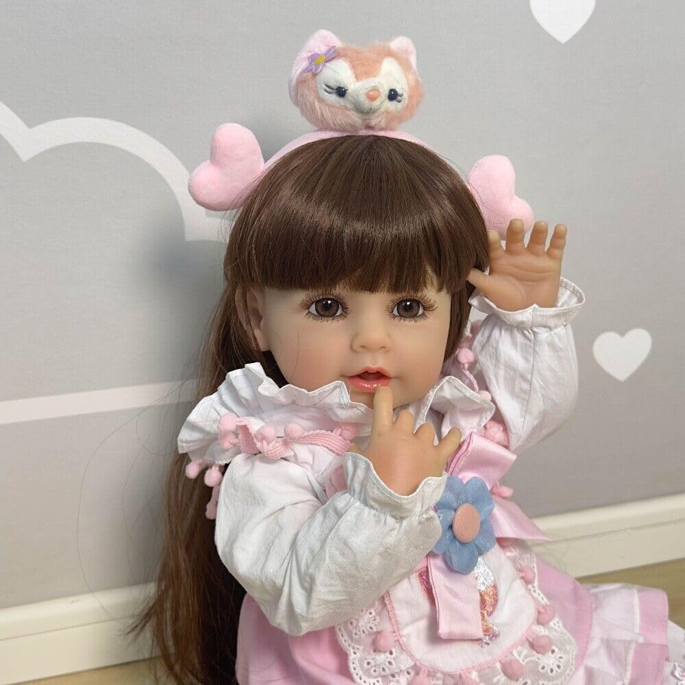 【リボーンドール】笑顔が可愛いリボーンドールベビー Amazon | Meeler 新生児人形 リボーンドール 女の子 55cmリアルな 笑顔