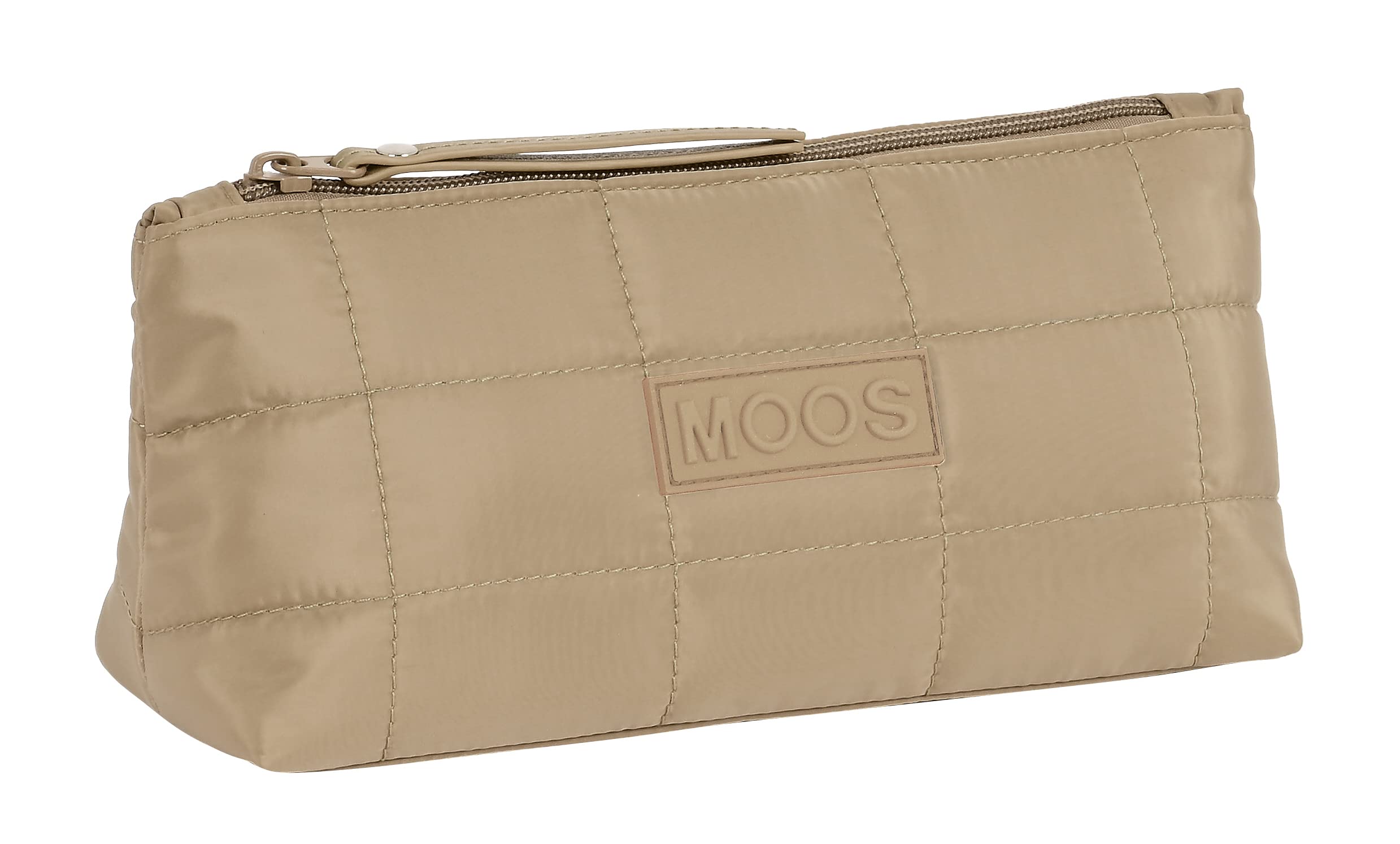 Safta - Square Toiletry Bag Moos Capsula Padded Camel 23X12X8Cm, Multicolor (842287768)