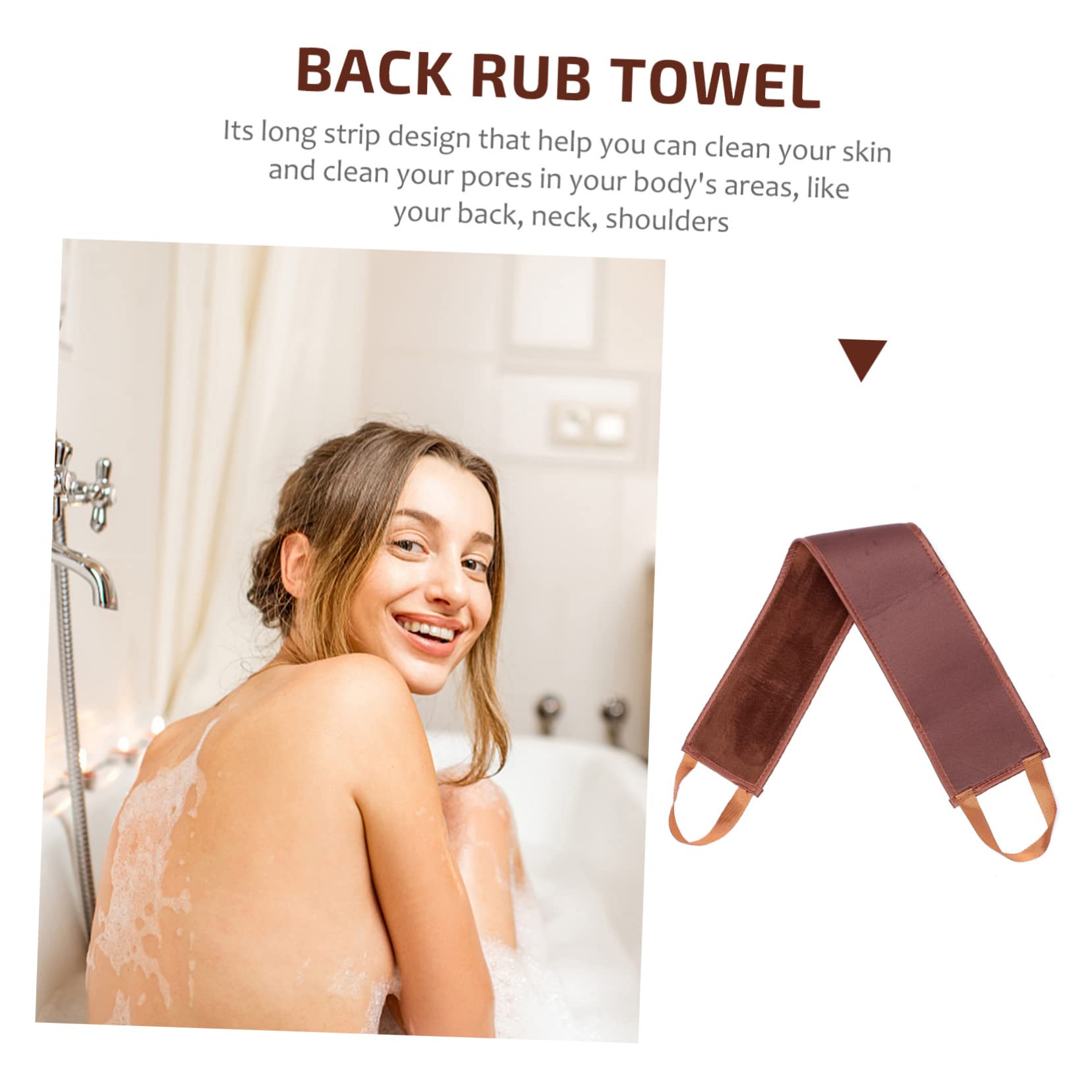 FRCOLOR 5stücke Back Beautify Tape Brauner Massagegurt Für Selbstbräunung Lotionen Und Körperpflege Für Rückenmassage Und Hautpflege Im Bad Oder Spa Leicht Und Angenehm Der Anwendung