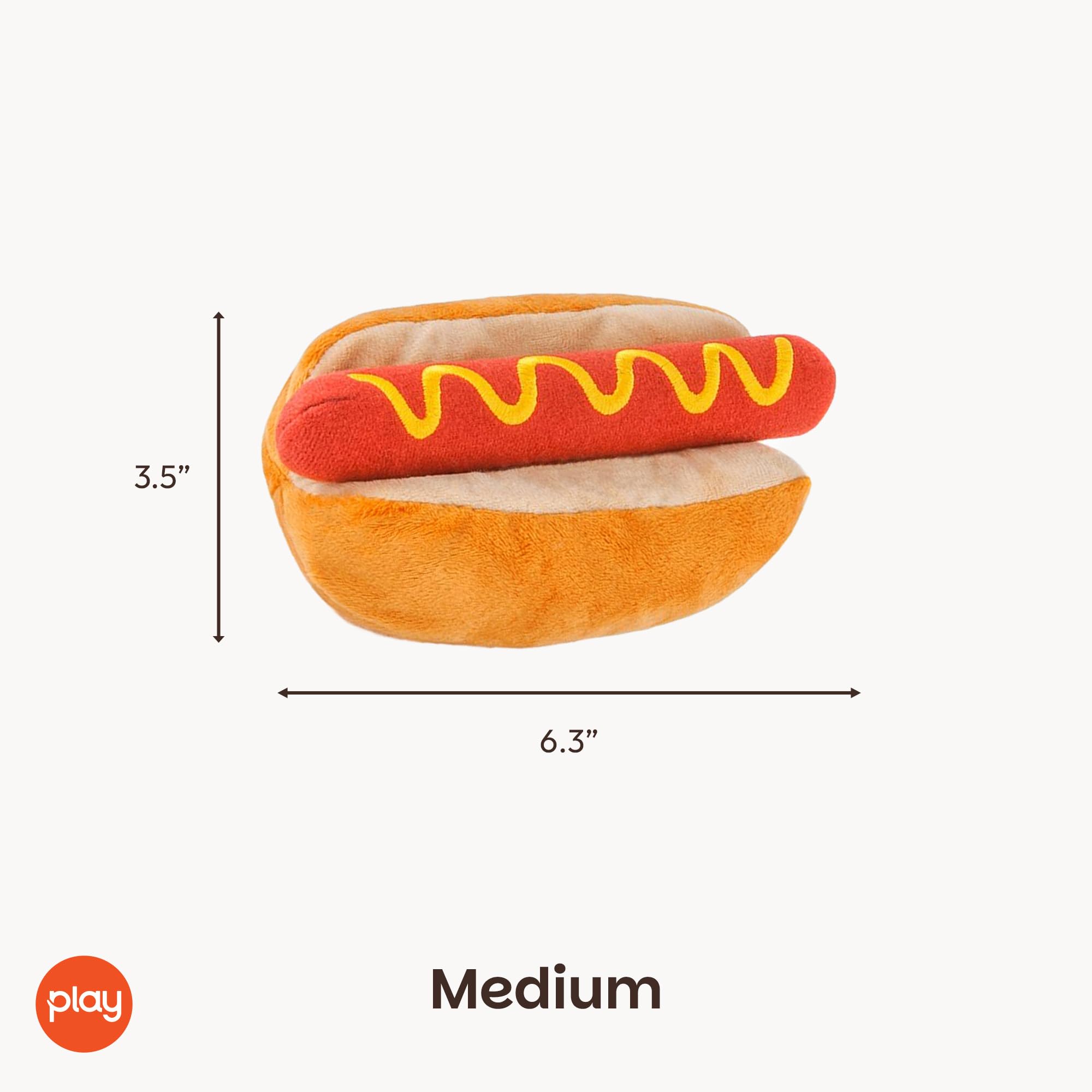 P.L.A.Y. Pet American Classic Pluche - Hot Dog