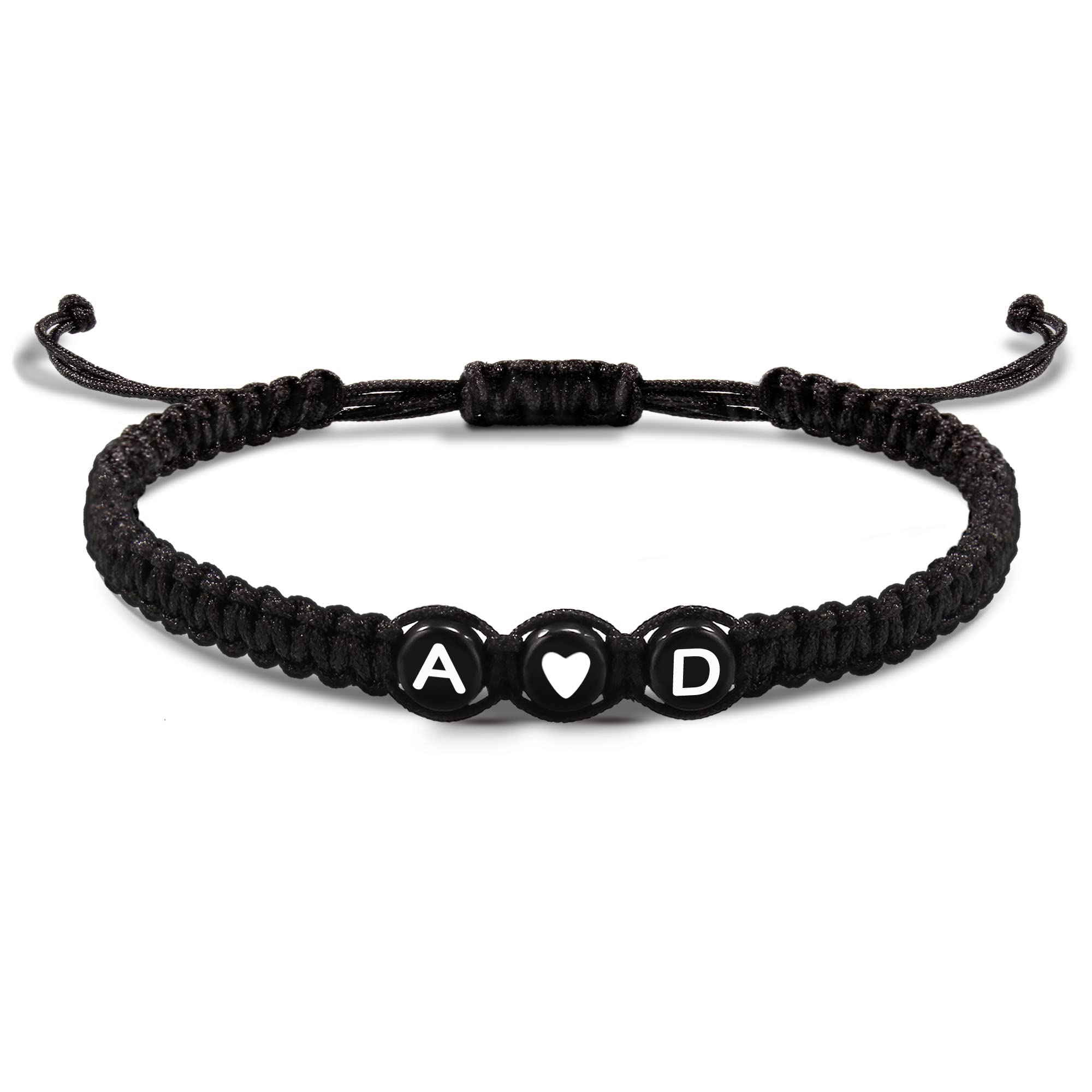 Initial Bracelets for Women, Easter Basket Stuffers Mothers Day Gifts Men's Bracelets Gifts for Girlfriend Boyfriend Letter Bracelets I Love You Gift for Her Him Best Friend Birthday Gift Christmas Jewelry
