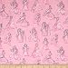 Springs Creative Products Disney Fashion Princess Allover Pink Fabric by The Yard