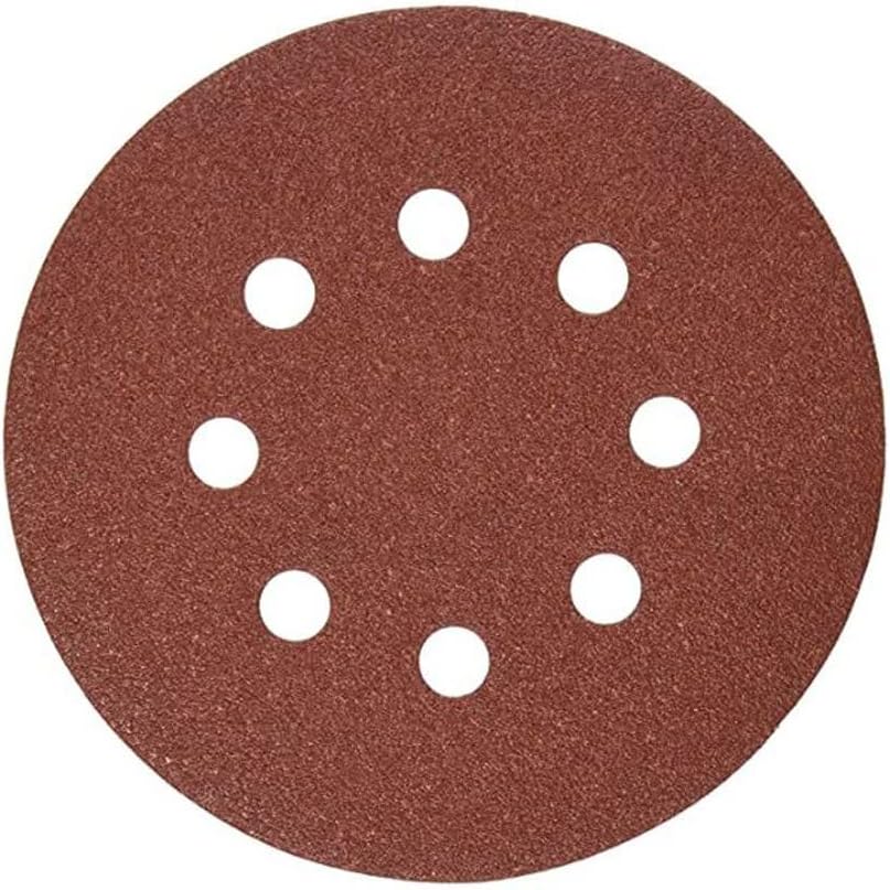 DEWALT DW4309 5Inch 8 Hole 80 Grit Hook and LoopRandom Orbit Sandpaper