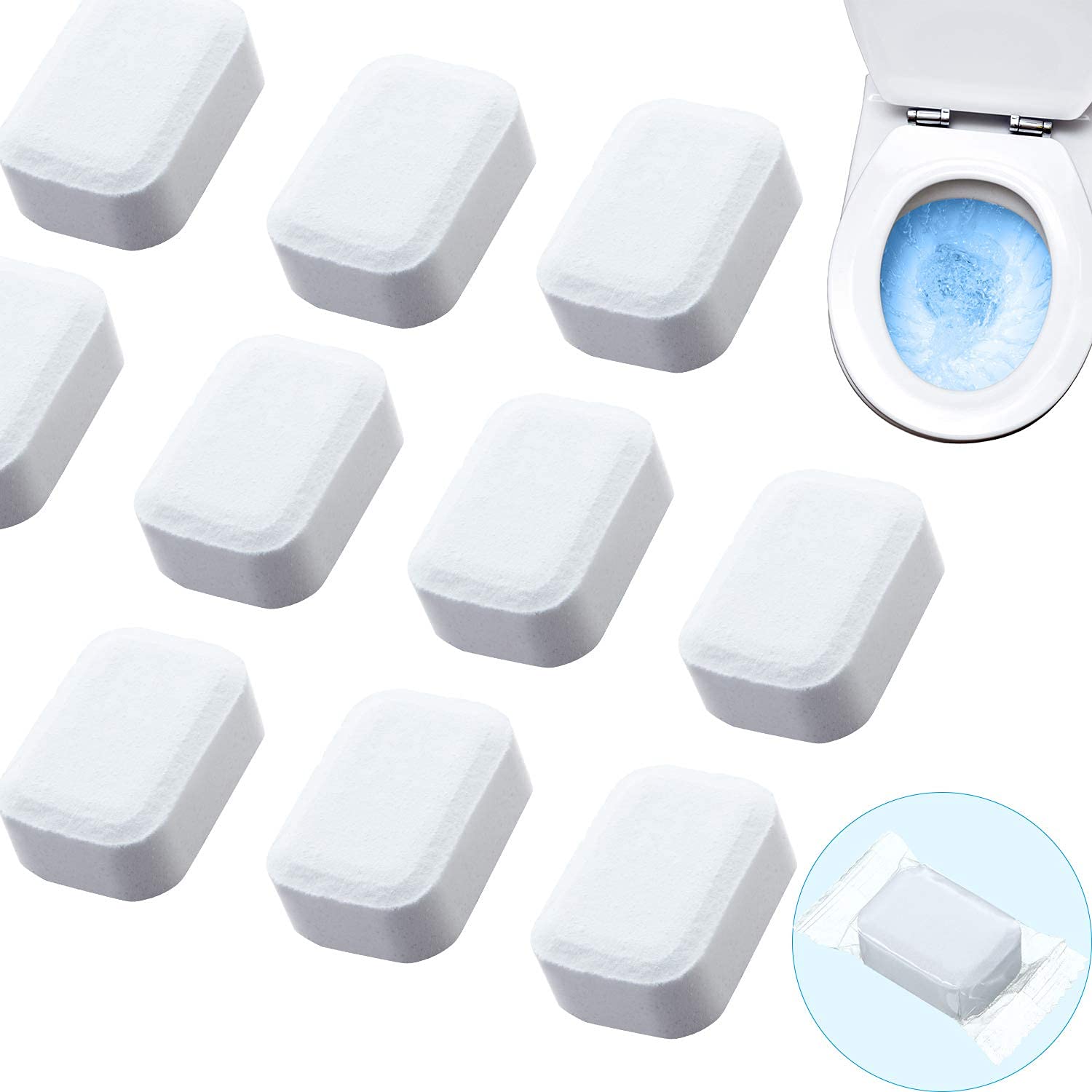 NNFEPRT Automatic Toilet Bowl Cleaner Tablets Toilet Detergent