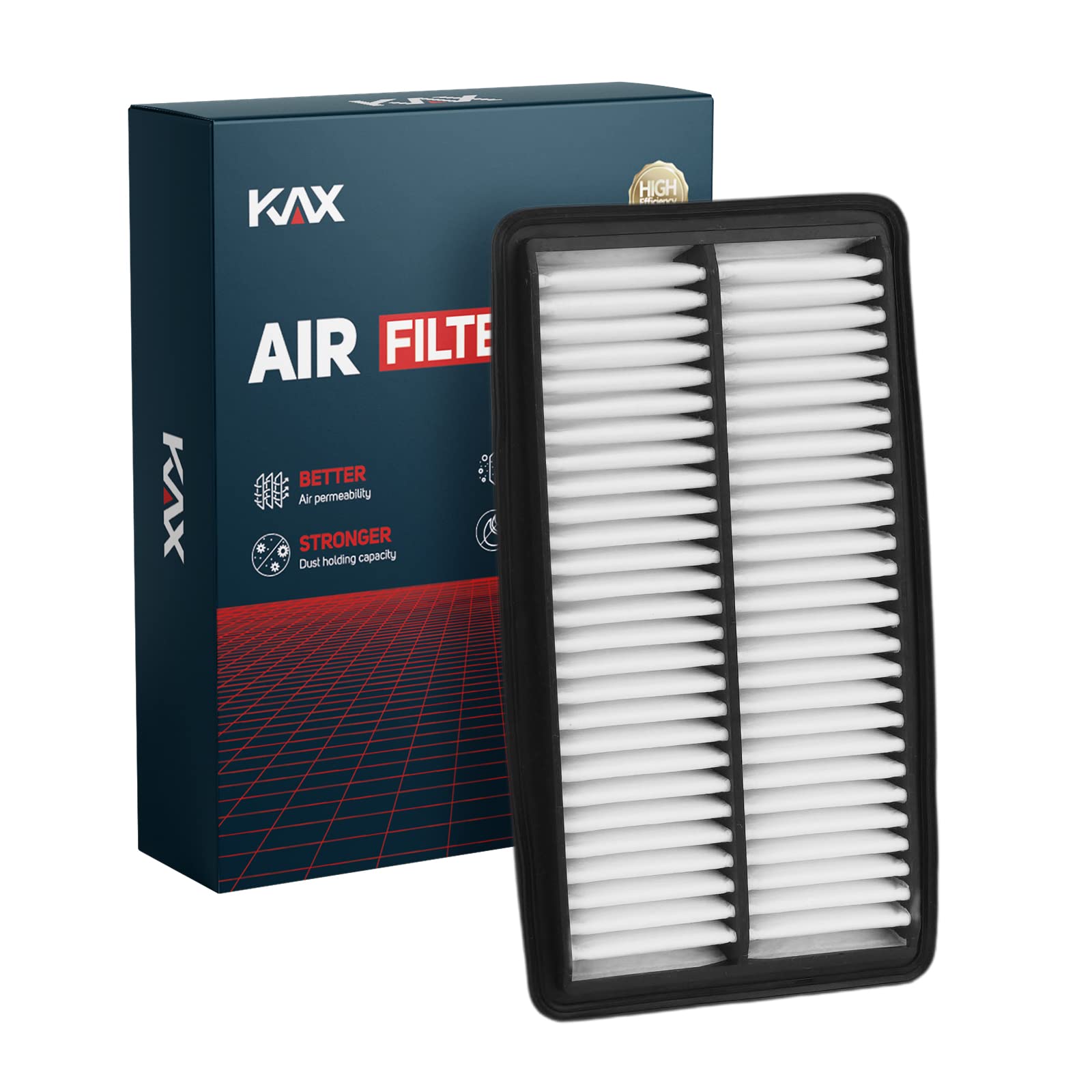 KAX Engine Air Filter, CA12061 Replacement for Pilot V6 3.5L 2016-2022, Odyssey V6 3.5L 2018-2023, MDX 3.5L 2016-2020, Ridgeline 2017-2023, Passport