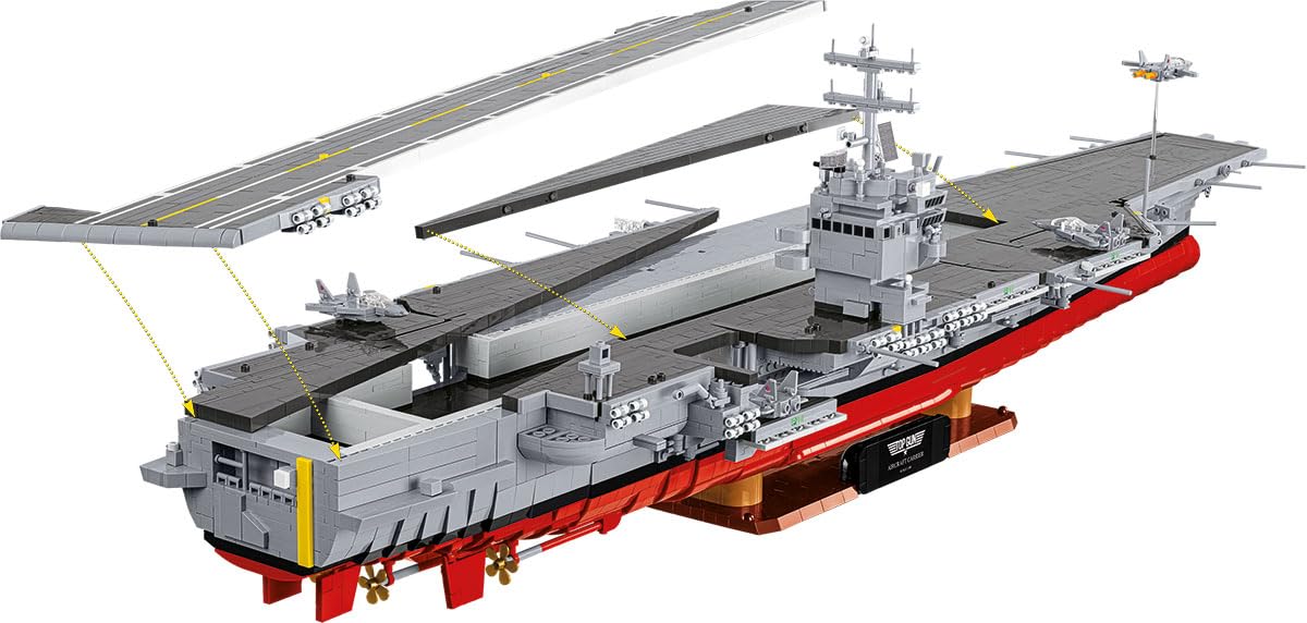 Aircraft Carrier Scale 1:300 6130 pcs Box: 79,5 x 24,4 x 35,0 cm TOP Gun