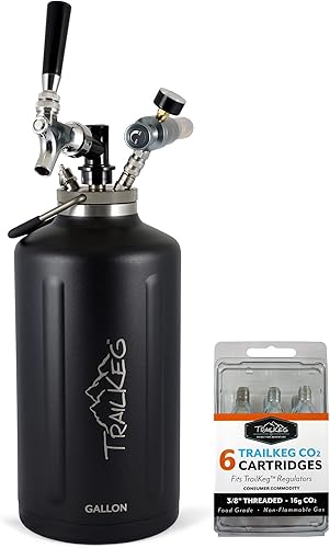 Miniatura 4 de TrailKeg Cartuchos de CO2, accesorio dispensador de CO2 para cócteles, seltzers, granjeros carbonatados y mini barriles de 0.64 oz, 0.66 onzas,