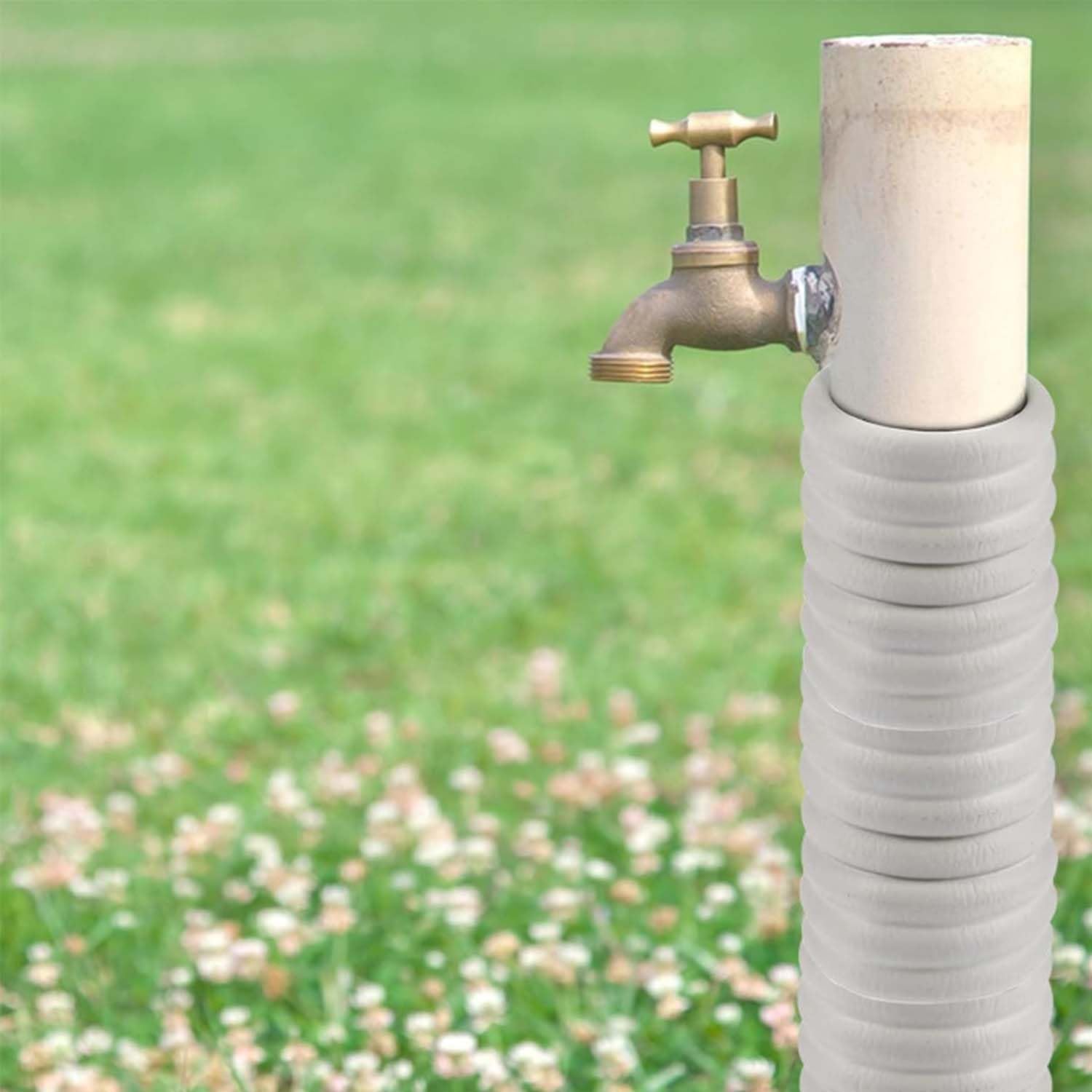 Isolamento Per Tubi Per Esterni, Isolamento Autoadesivo Per Tubi Dell'Acqua, Water Pipe Insulation Wrap, Isolamento Dei Tubi, Per La Protezione Dal Gelo In Inverno ( 8 x 200 Cm )