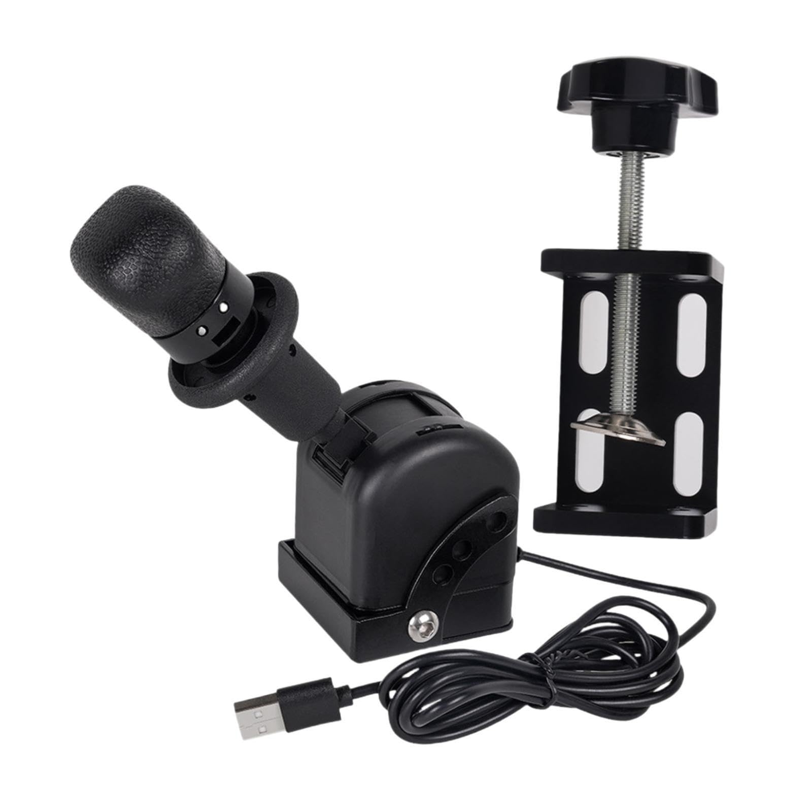 QUILSTM Frein à main pour camion de jeu vidéo : contrôle précis grâce à sa construction métallique compacte et robuste. Frein main pour ordinateur de