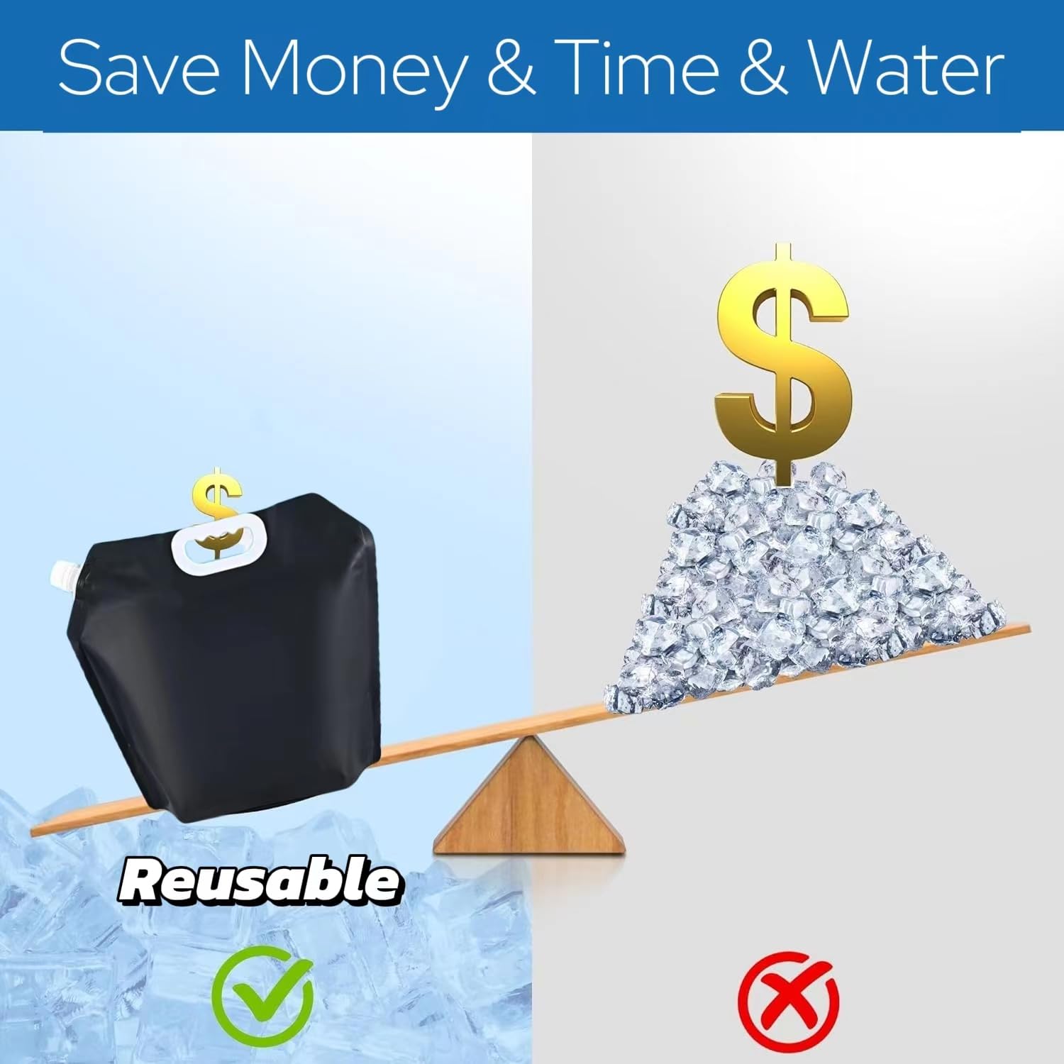 Ice Bath Bags - Portable Cold Plunge Therapy -2 Ice Bath Bags - Portable Cold Plunge Therapy -2