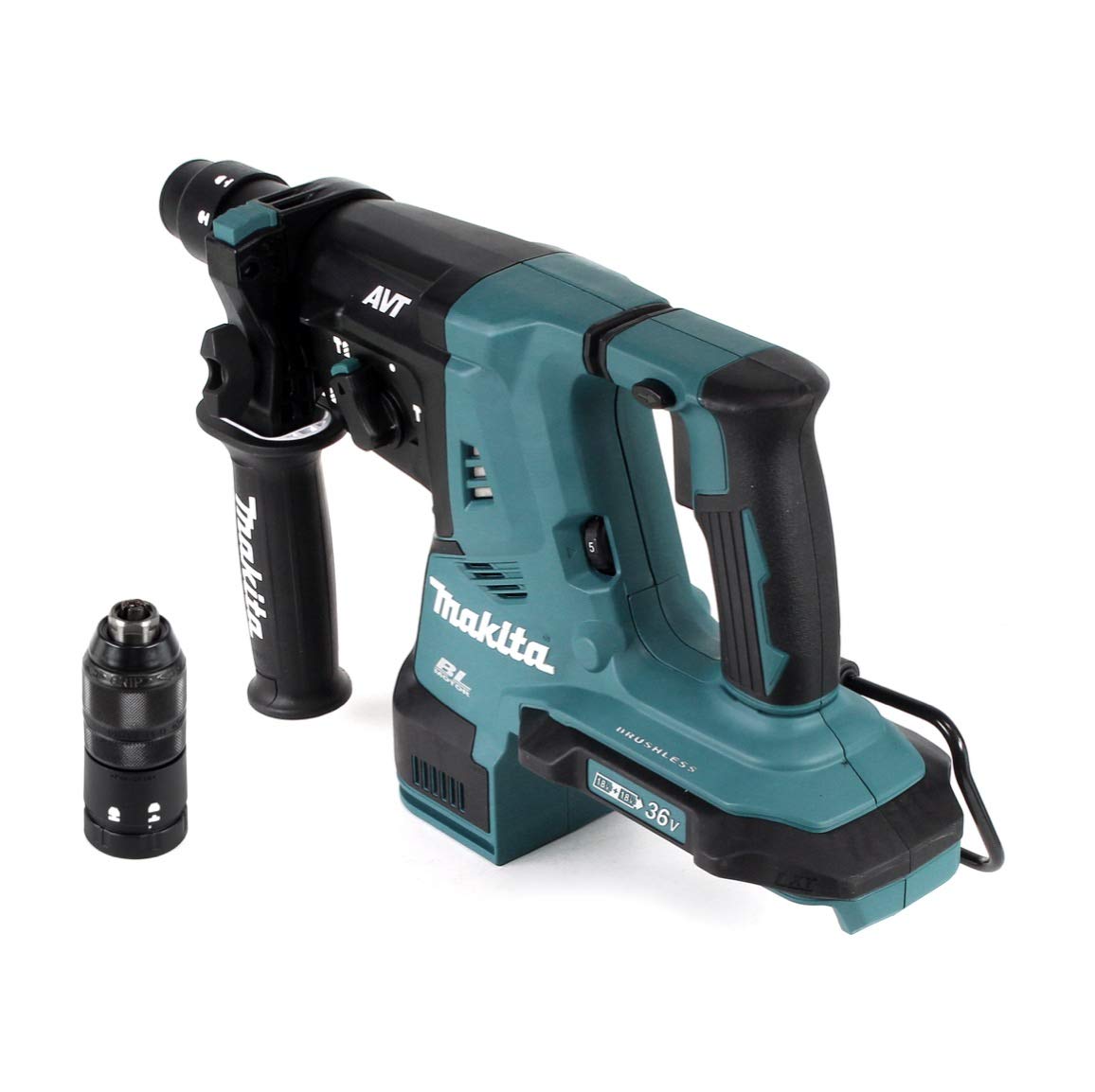 Makita DHR281RTJ młotek akumulatorowy SDS-PLUS 2 x 18 V / 2 x akumulator 5,0 Ah + ładowarka w Makpac