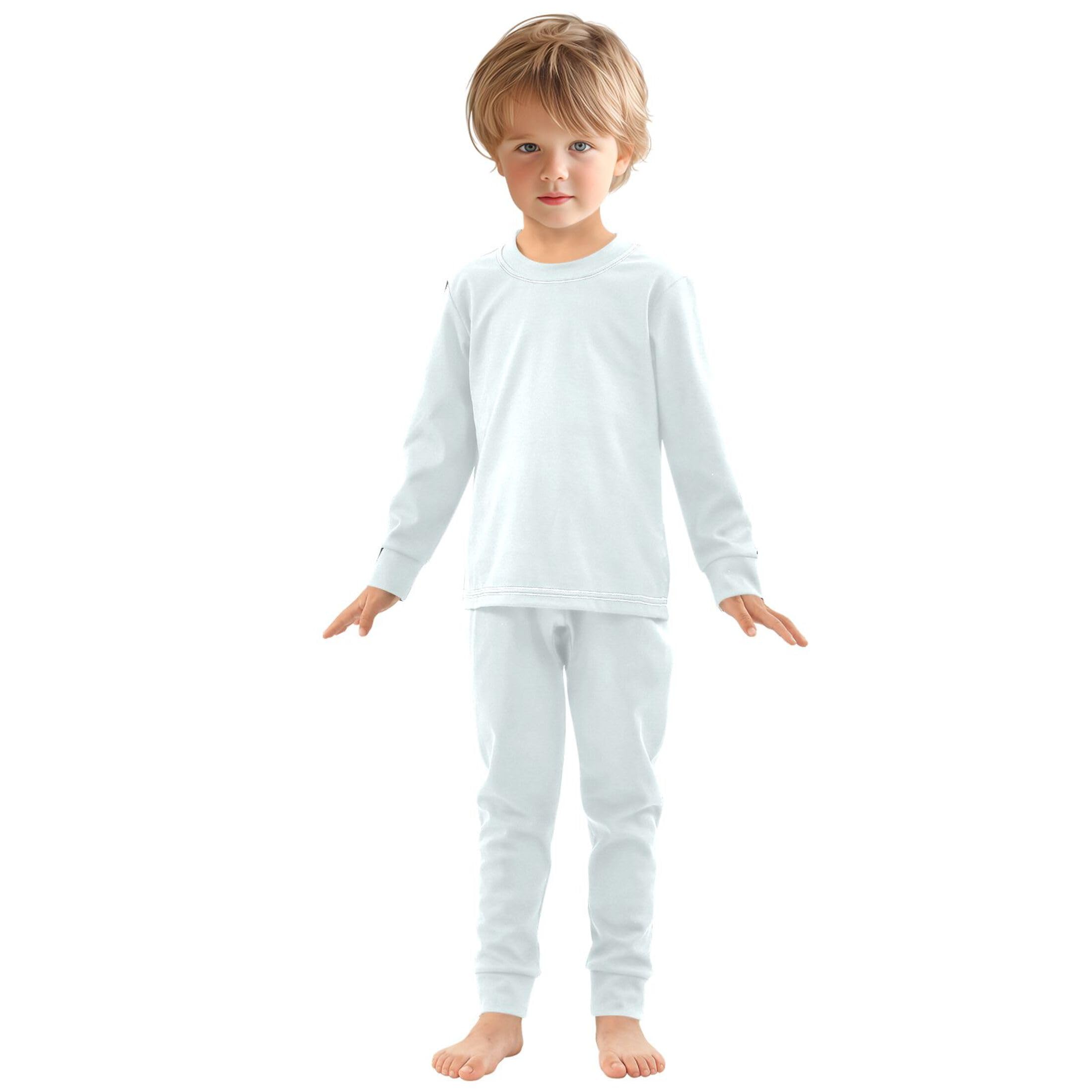 Azure Long Sleeve Pajamas Set Sleepwear Jammies 2pcs Set Pjs Azure