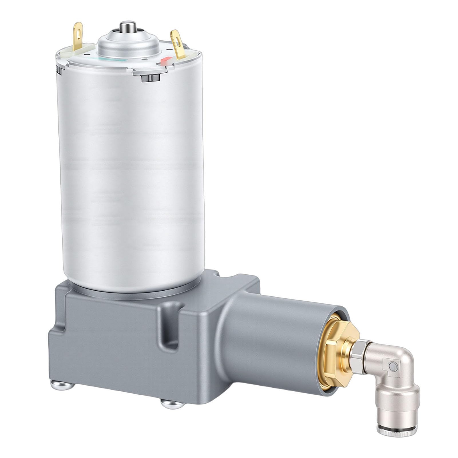 Dpofirs Compressore per Sedili Pneumatici, Compressore per Sedili a Sospensione Pneumatica da 24 V per di Conducente e Camion con Motore in Metallo Resistente e Funzionamento a Bassa rumorosità