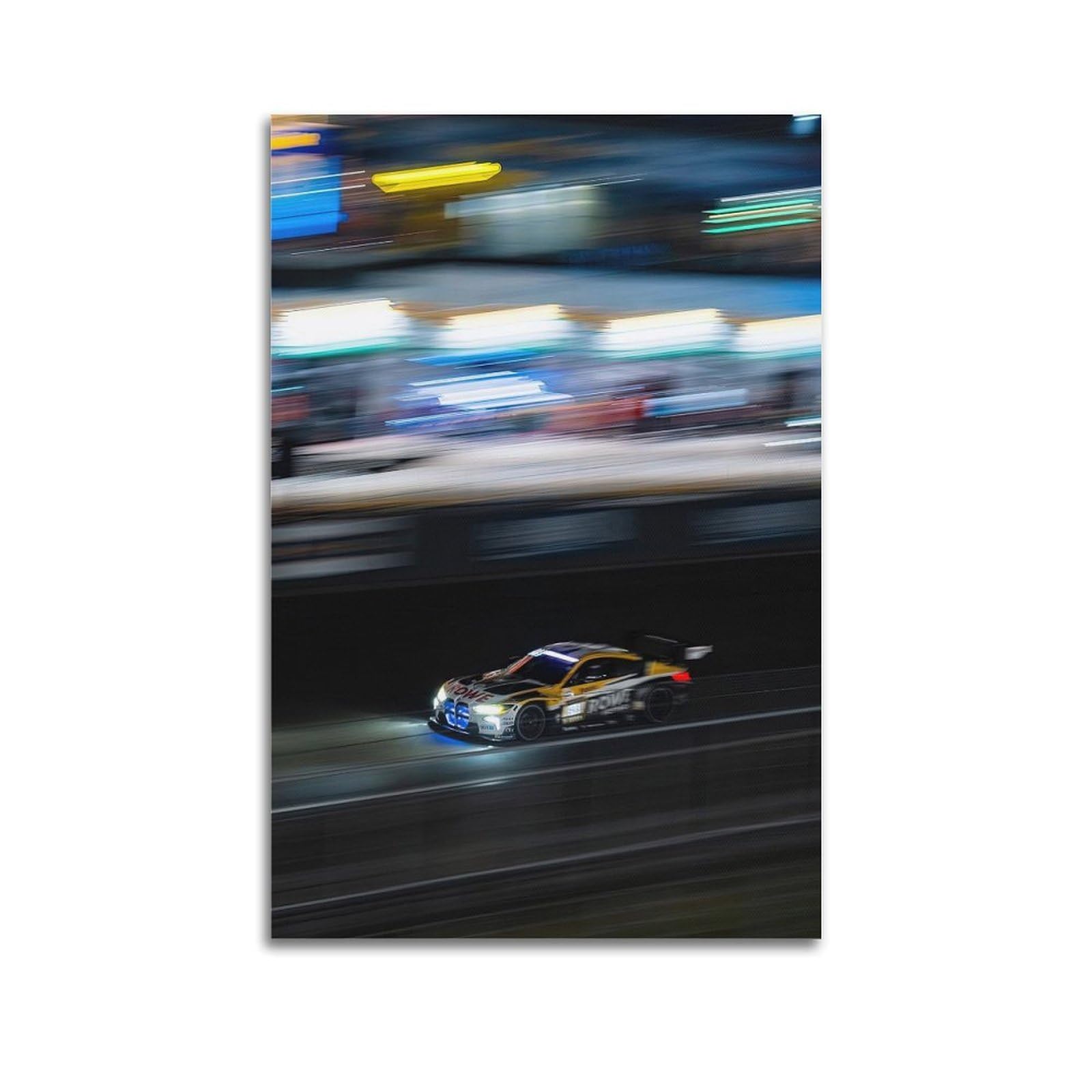 OKAHYS G82 M4 GT3 Racing Car Poster Decorative Painting Canvas Wall Artworks Picture 20x30inch(50x75cm)