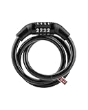 Anti-Theft Bike Cable Lock - Quick-Release Buckle - for Road Bikes, Mountain Bikes & Campus Security