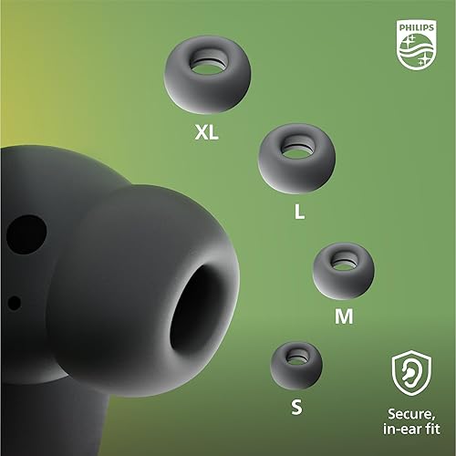 Miniatura 5 de Philips T6908 - Auriculares inalámbricos con cancelación de ruido híbrida Pro (ANC), modo de audición de conversación, multipunto Bluetooth,