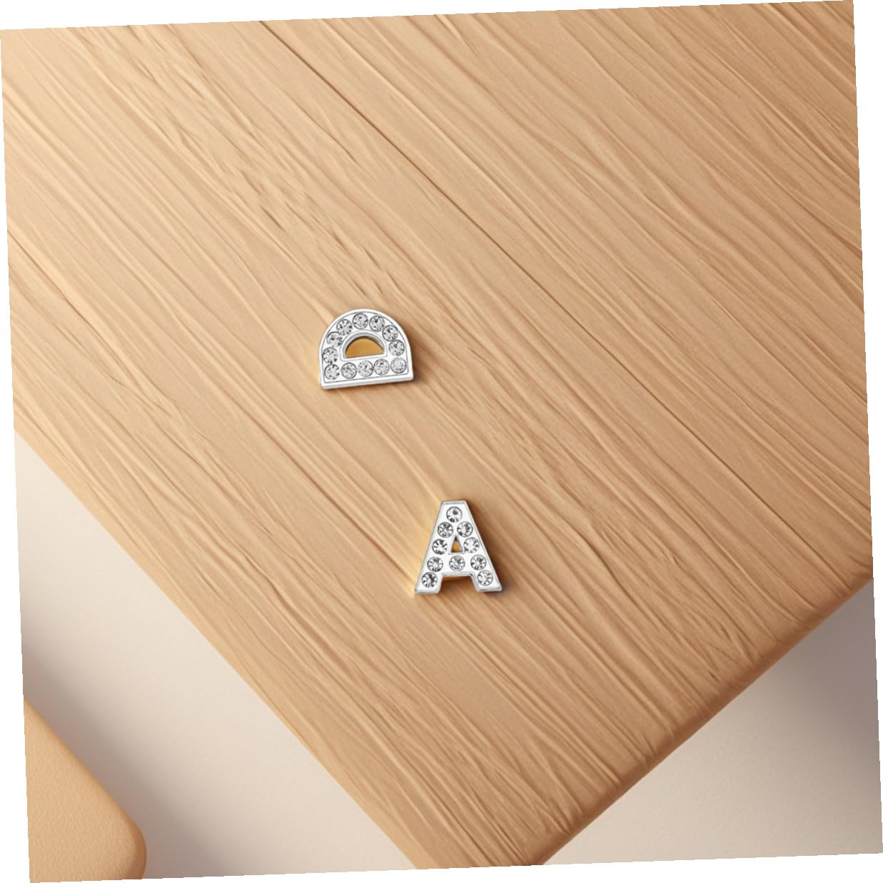 260 Piezas Abalorios Letras del Alfabeto A-z de 8 Mm, 130 Piezas Gemas de Imitación Brillantes para Pulsera Diy, Accesorios de Joyería y Manualidades Creativas