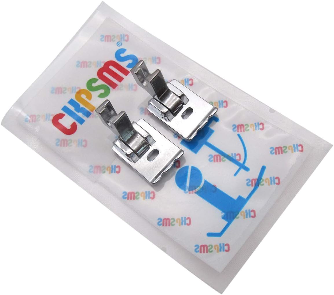 ckpsms Brand - CY-9908L 2PCS Low Shank Metal Double Welting Cording Piping Foot/Feet