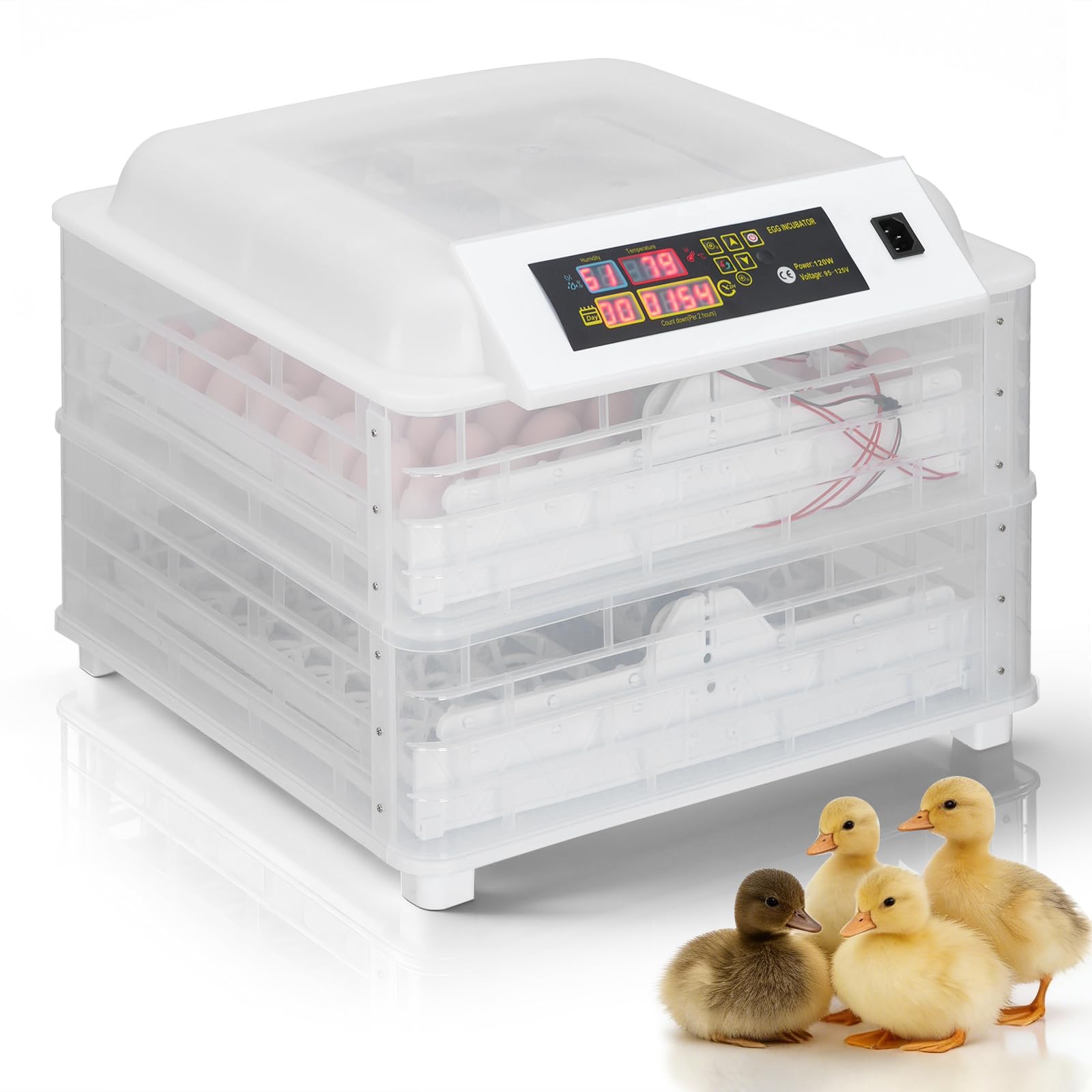 Photo 1 of *** missing instructions and power cord *** Winado Incubators for Hatching Eggs, 96 Egg Incubator with Automatic Egg Turning & Temperature Control, Egg Candler, and Day Counter for Chicken, Duck, and Quail Eggs Hatching
