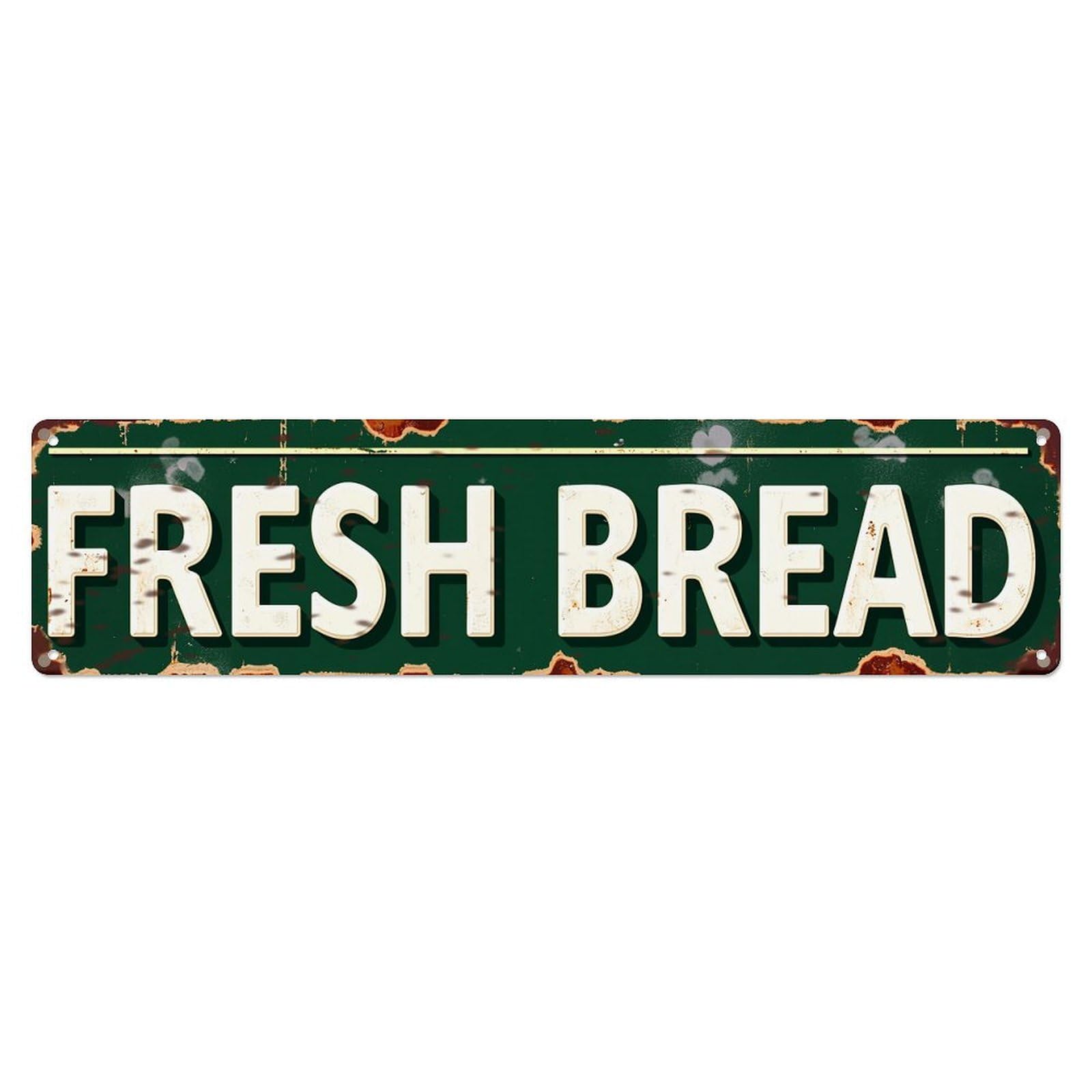 Fresh Bread Sign Pattern_3 Metal Tin Sign Plaque