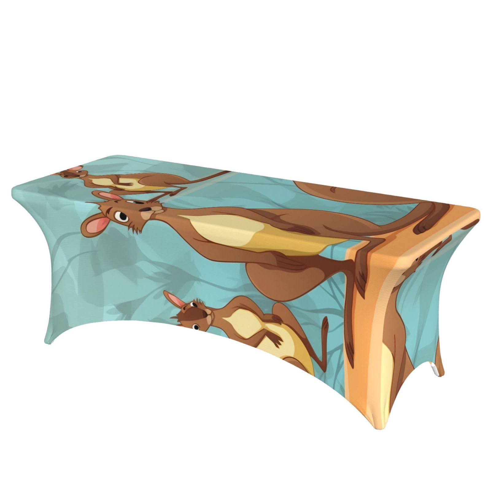 Nappe élasthanne table rectangulaire 1,8 m housse extensible ajustée banquet