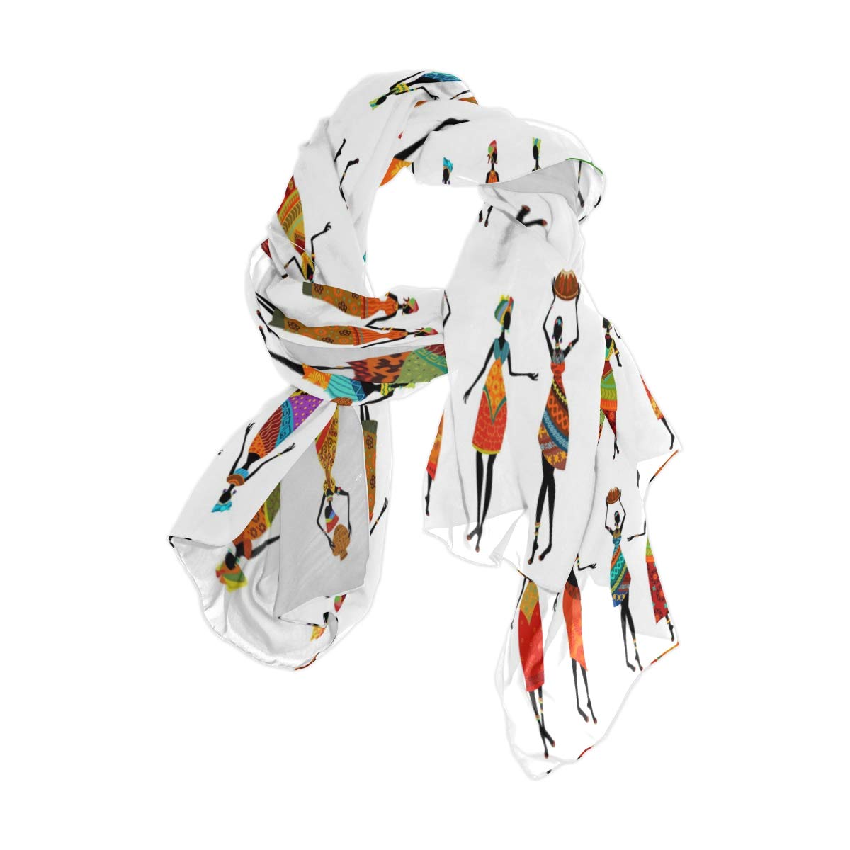 Use7 Beautiful African Women Chiffon Silk Long Scarf Shawl Wrap