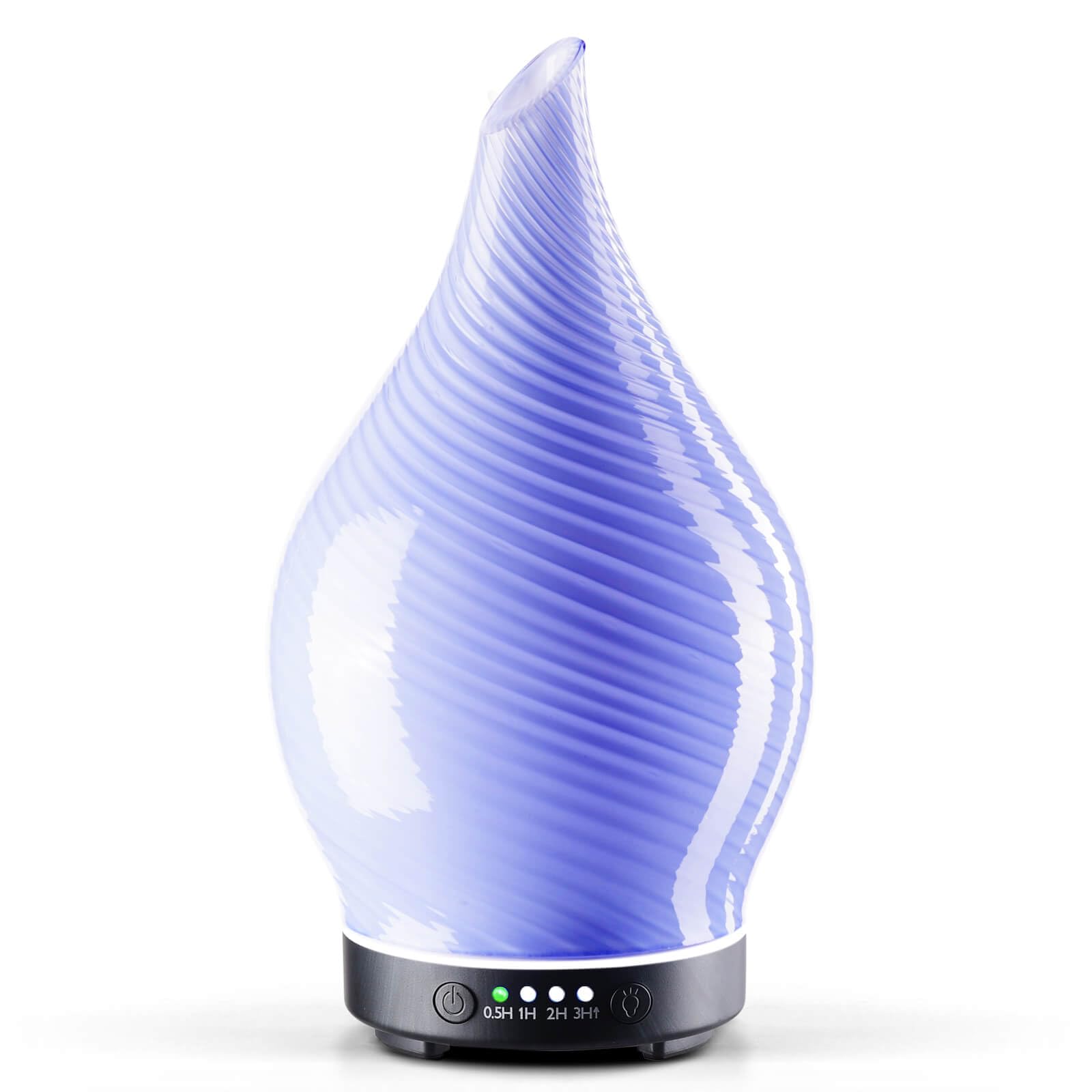 Porseme 280ml Essential Oil Diffuser Glass Color Changing Aroma Air Diffusers Aromatherapy Ultrasonic Cool Mist Humidifier 7 Running Hours Waterless Auto-Off for Sleeping, Yoga, Office, Spa (Desert) — view 21