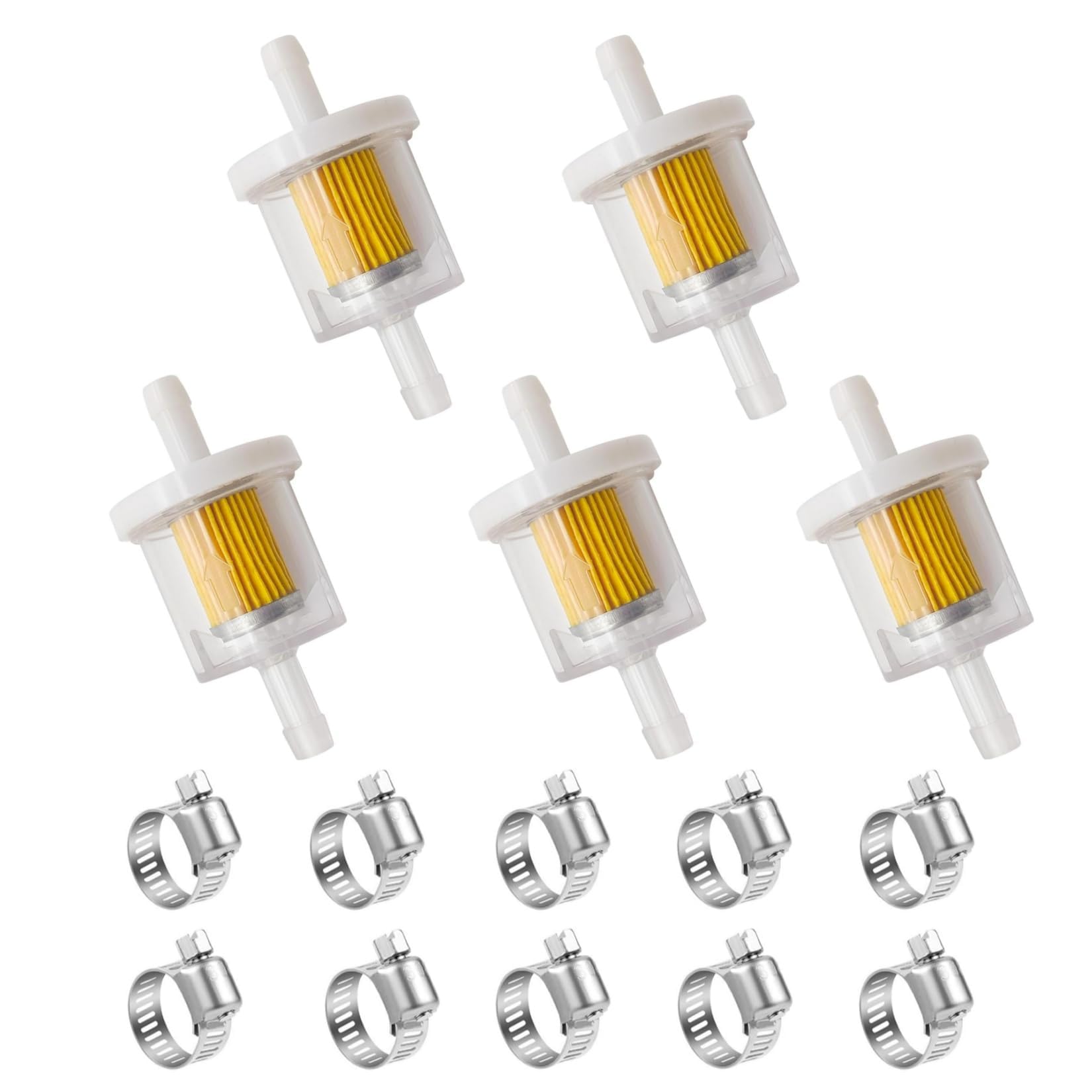 Photo 1 of HECENVEI 5 Pack 5/16" Inline Fuel Filter Kit