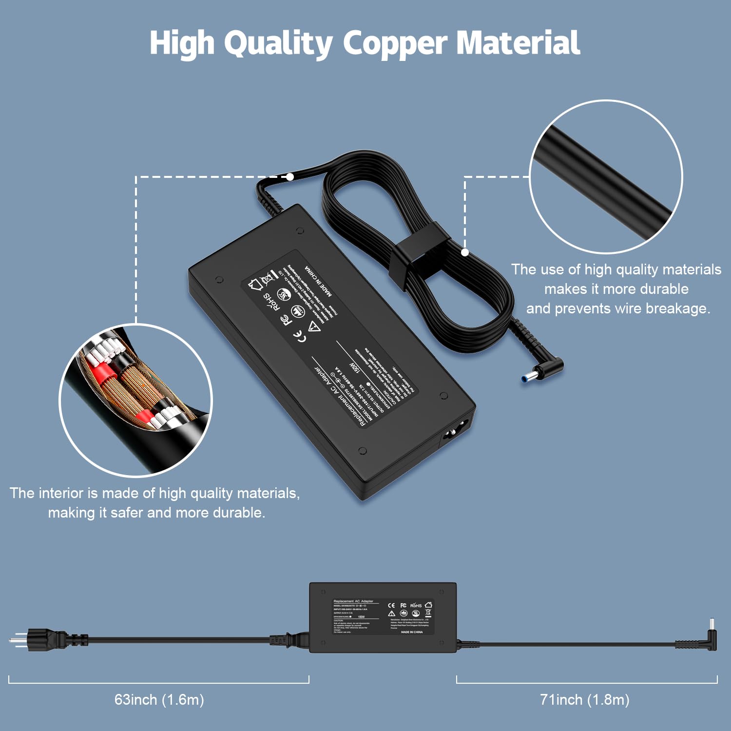 Amazon.com: 150W Adapter for HP ZBook 15V G5 G6/15 G3 G4 G5 G6 