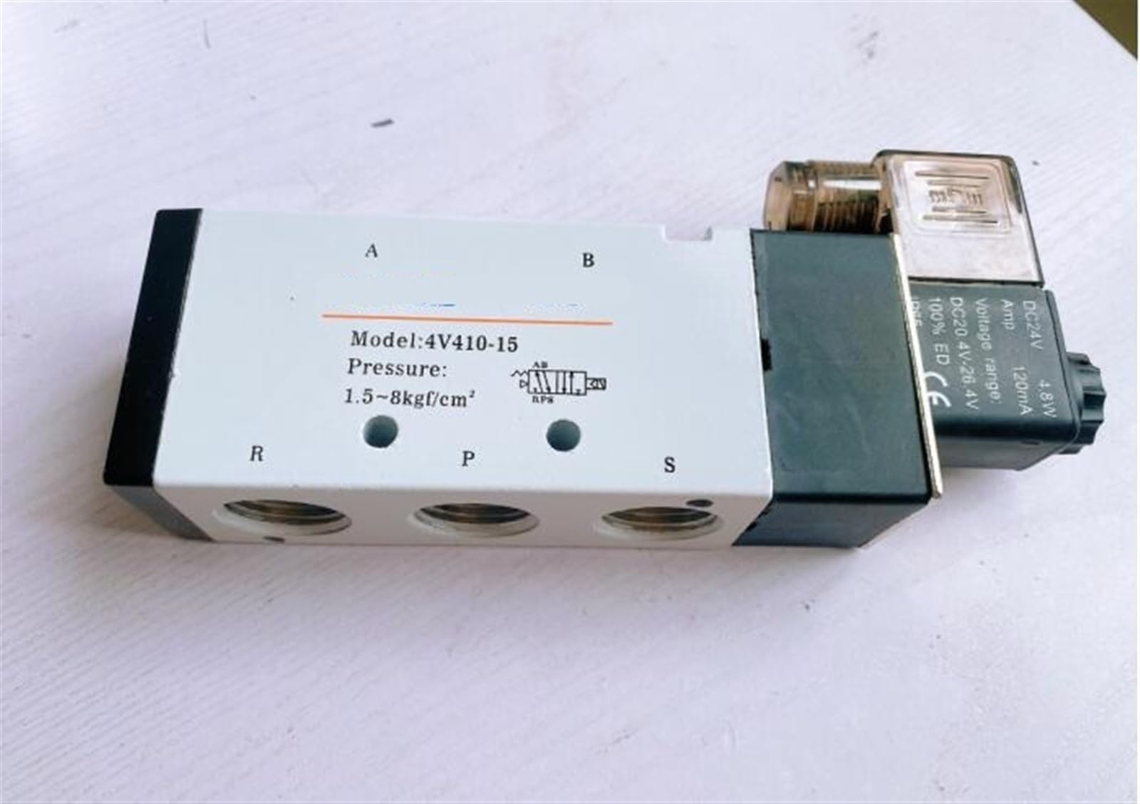 Électrovannes d'air 4V410-15 distributeur pneumatique 5 ports AC220V 1/2''
