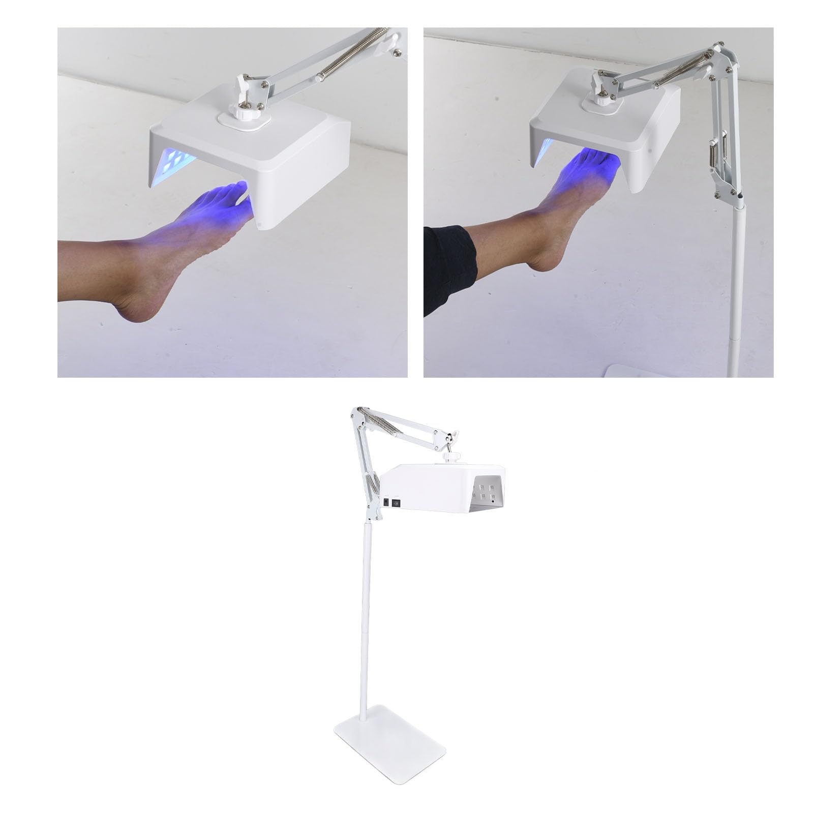 Bewinner Lampada UV per Unghie - Asciugatura Rapida, Luce UV a Polimerizzazione Rapida da 48 W per Unghie in Gel, Lampada UV Professionale per Unghie con Timer, Lampada UV LED per (Spina