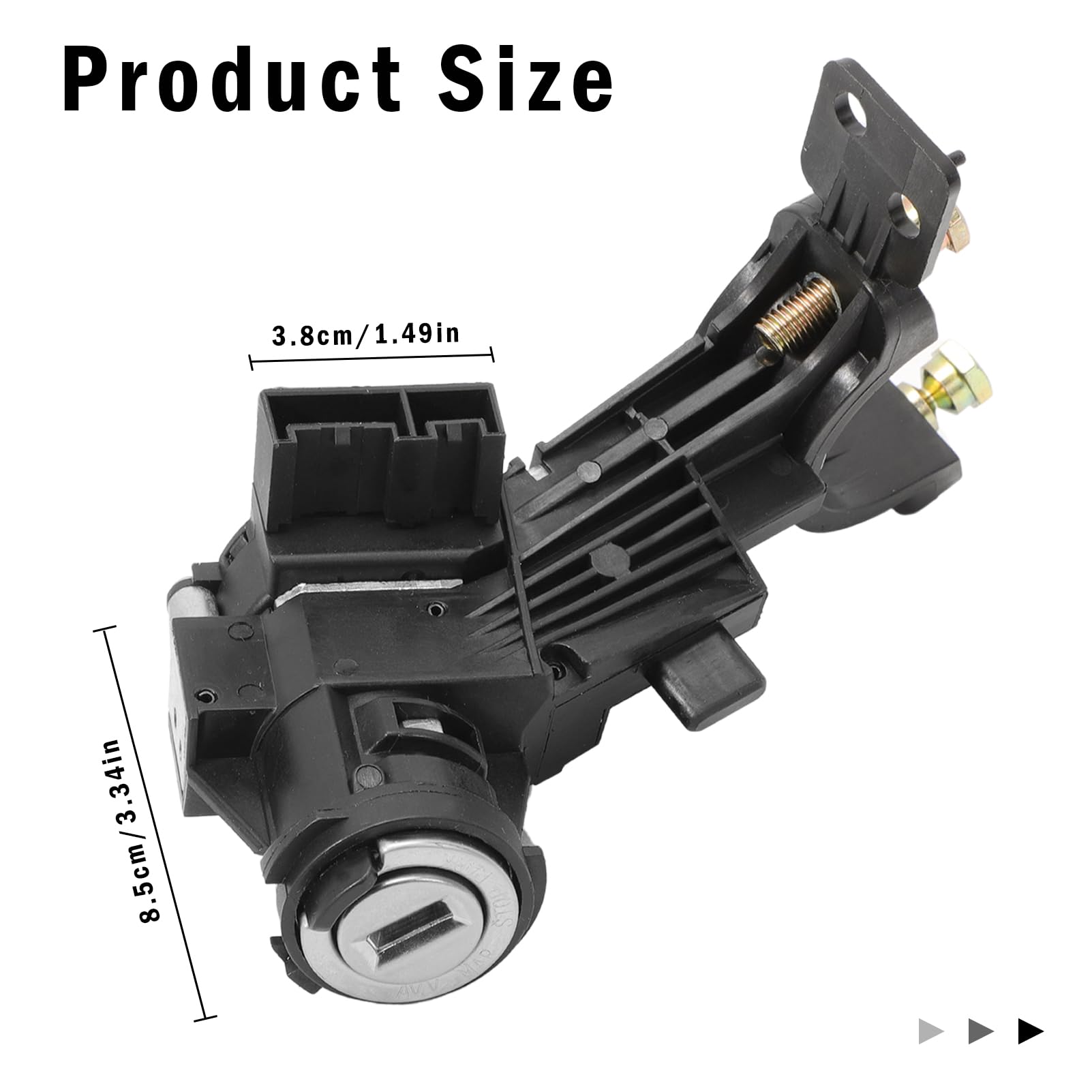 Bloccasterzo blocco per Fiat Punto 3 2012-2024,Doblo 2 2010-2024,Grande Punto 2005-2024 con cilindretto avviamento 51865543 51928526