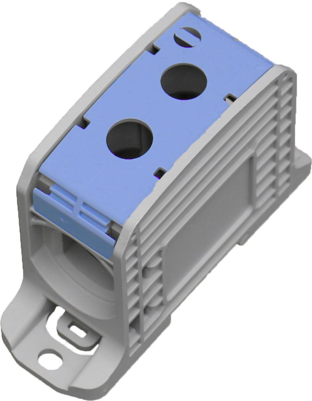 HoraeTec 106314 Reihenklemme PA Lichtgrau (RAL 7035), Schwarz 1polig 310 A, 250A 600V Leiter-Typ = L