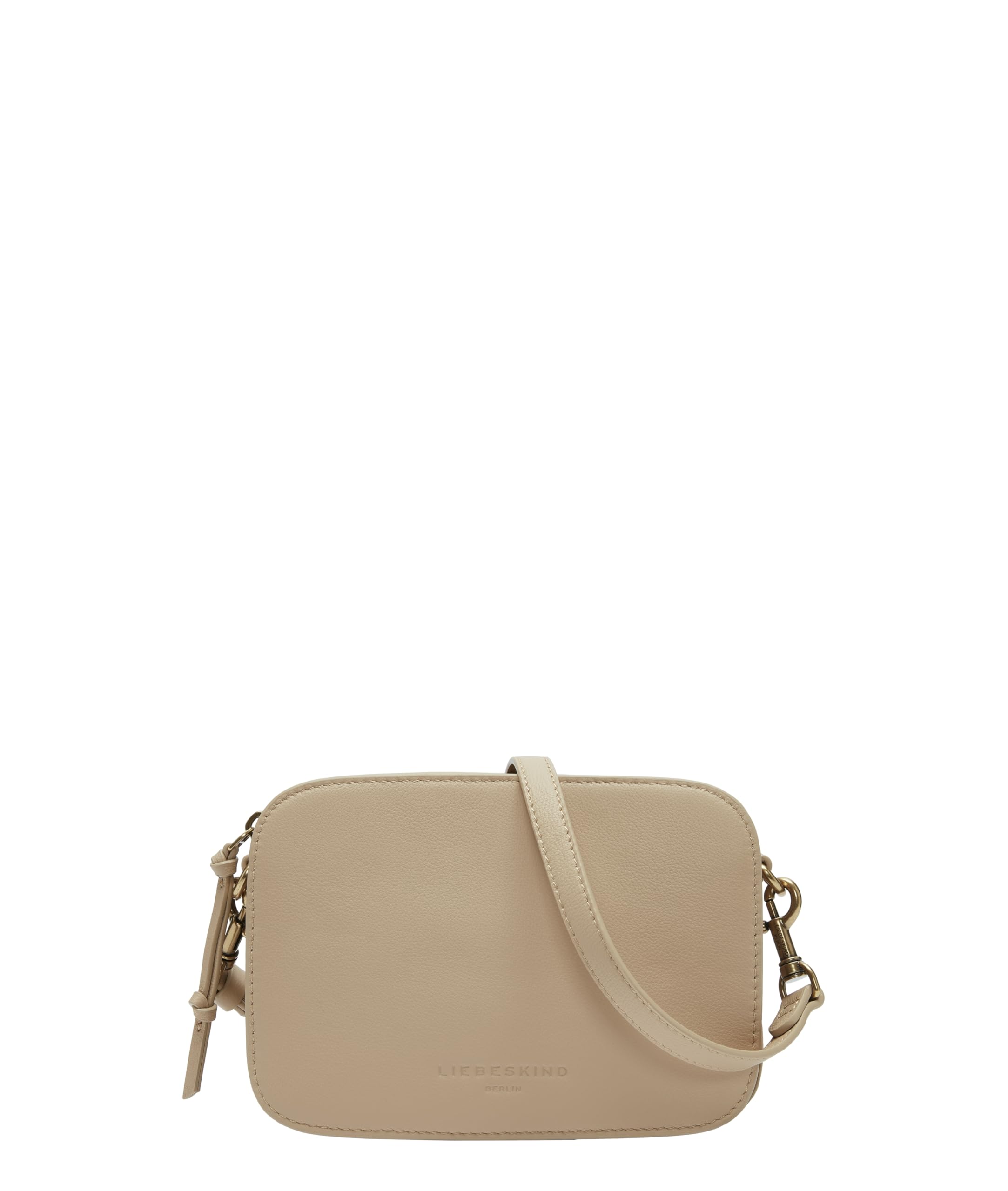 Liebeskind Berlin Umhängetasche Luka – Cross-Body Bag aus Leder mit verstellbaren Schulterriemen – kleine Schultertasche, Fächer mit Reißverschluss – Shoulder Bag, 14.5 x 20.5 x 7 cm, (H x W x D)